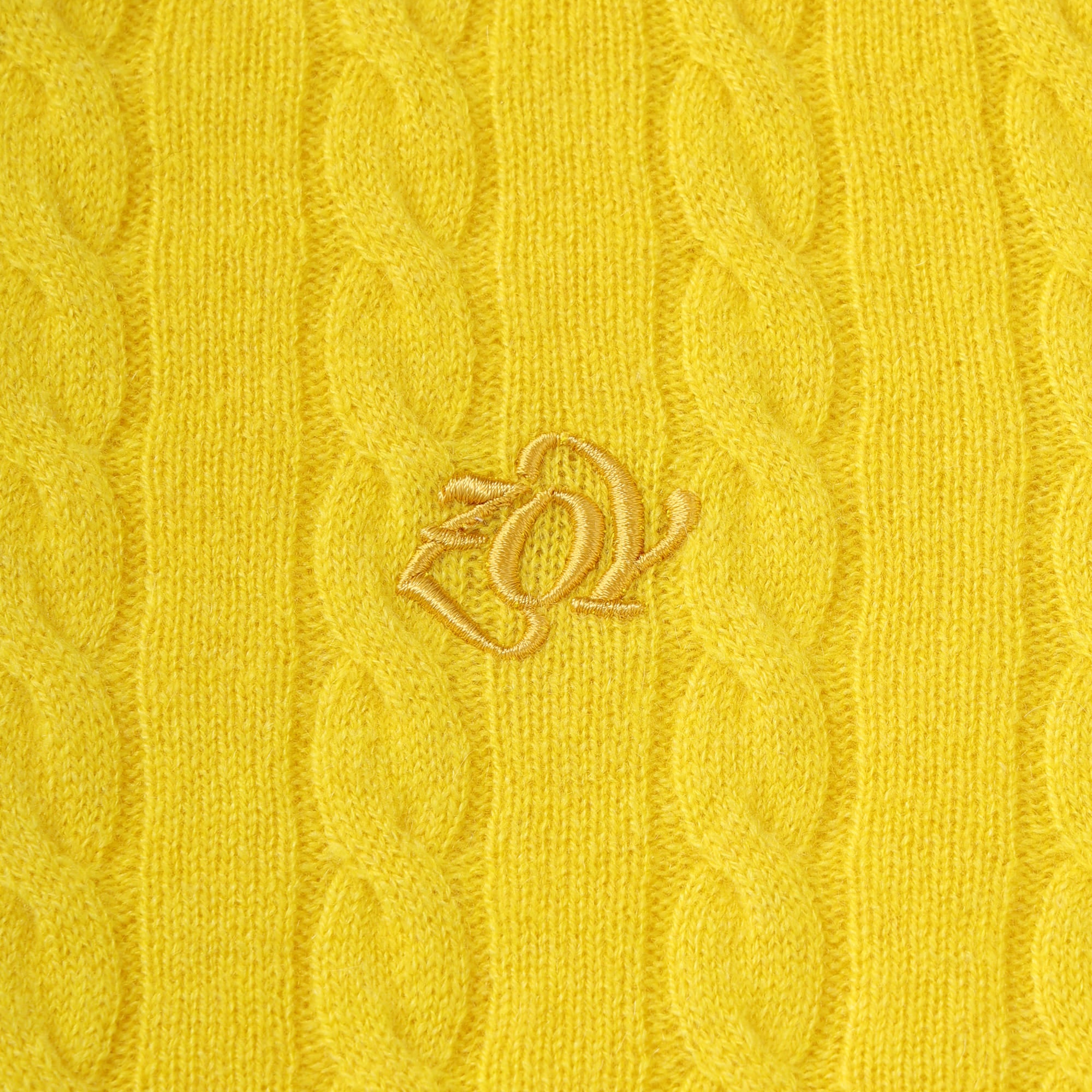 WOMEN Recycled CASHMERE 長袖セーター イエロー