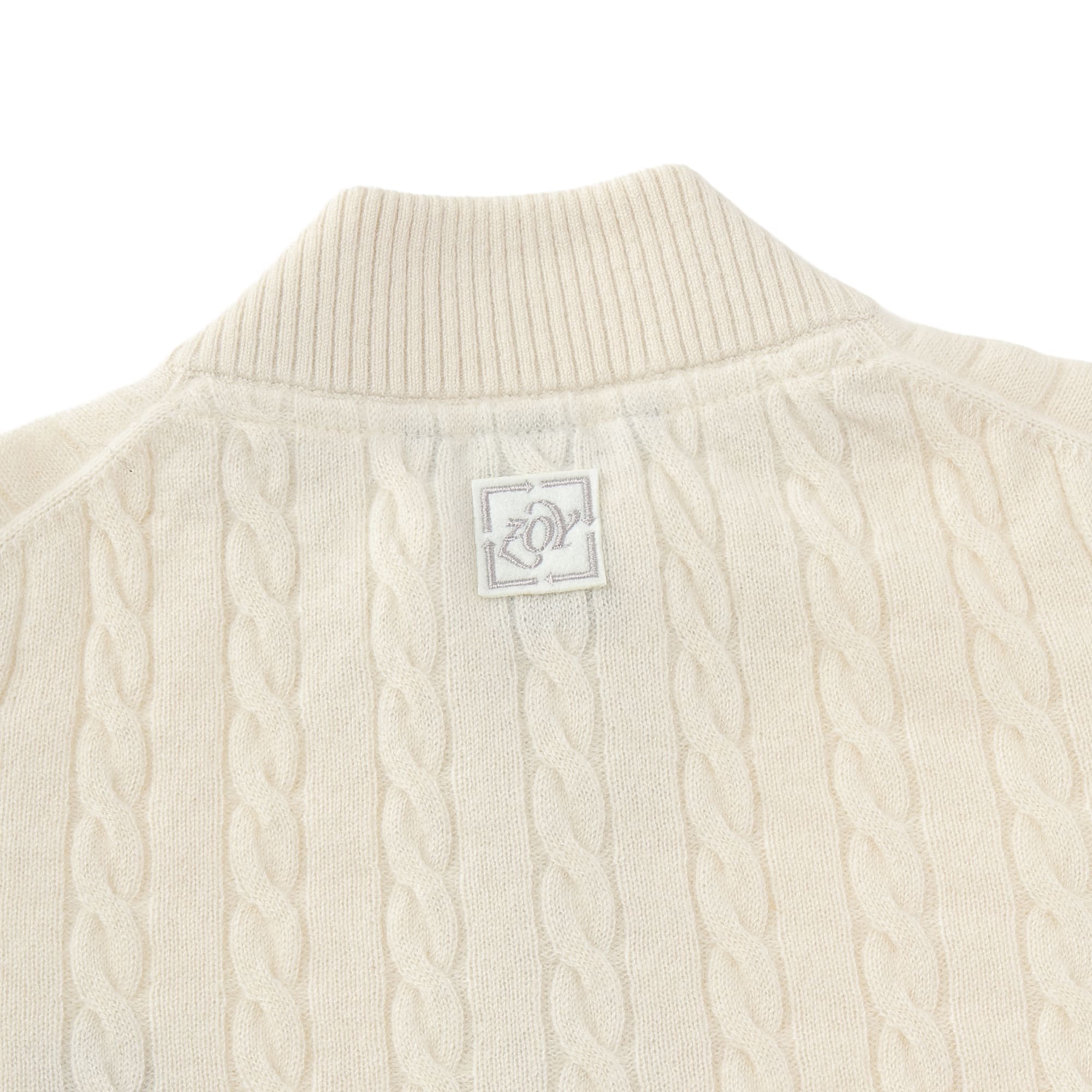 Women's Recycled Cashmere Knit Blouson in Light Heather