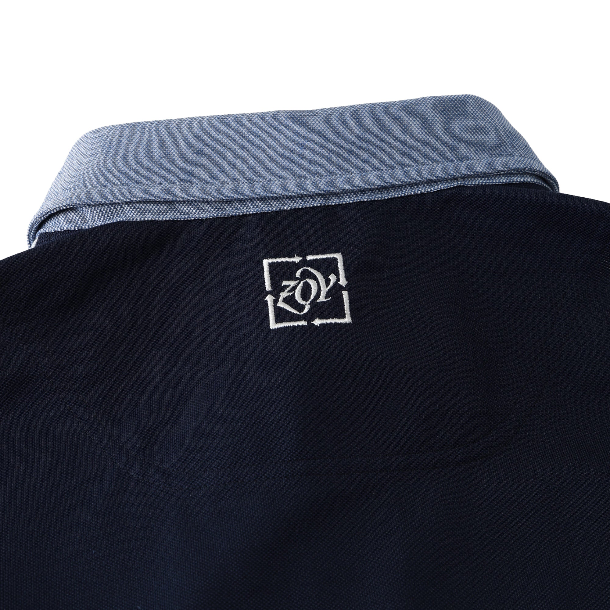 MEN AEGEAN　ORGANIC＊RENU鹿の子 半袖シャツ グレーミックス