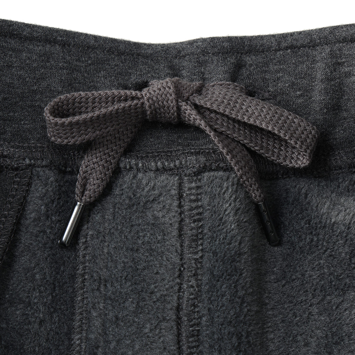 MEN LONG-STAPLE COTTON BOMBER スウェットパンツ チャコール