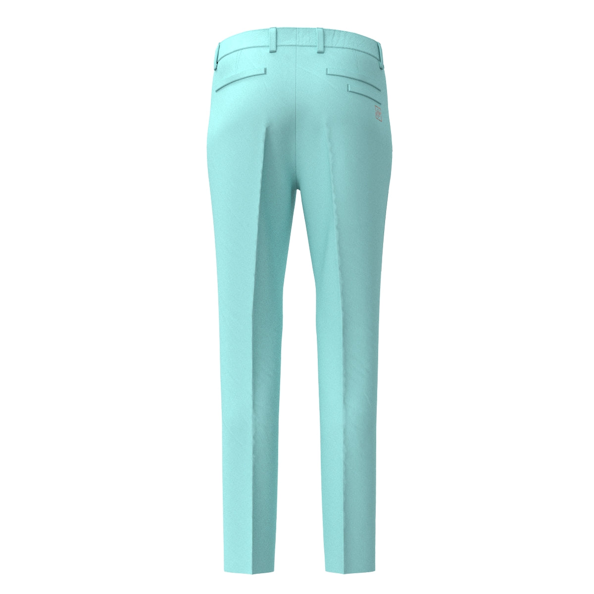 Men's Garment Dye Recycled Stretch Long Pants in Pale Aqua