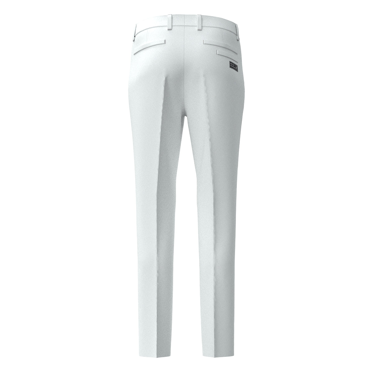 Men's Full Dull Eco Stretch Long Pants White
