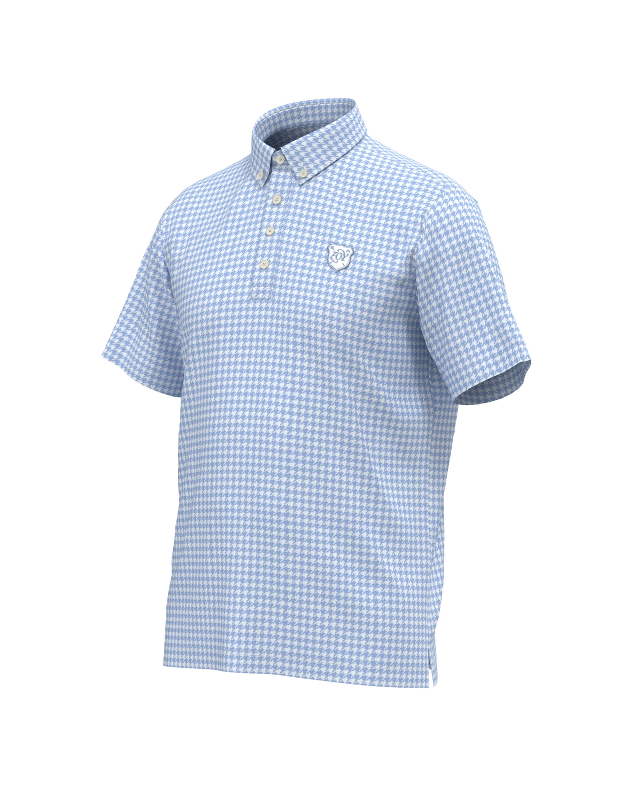 Men's Alphabet Print Short Sleeve Shirt White