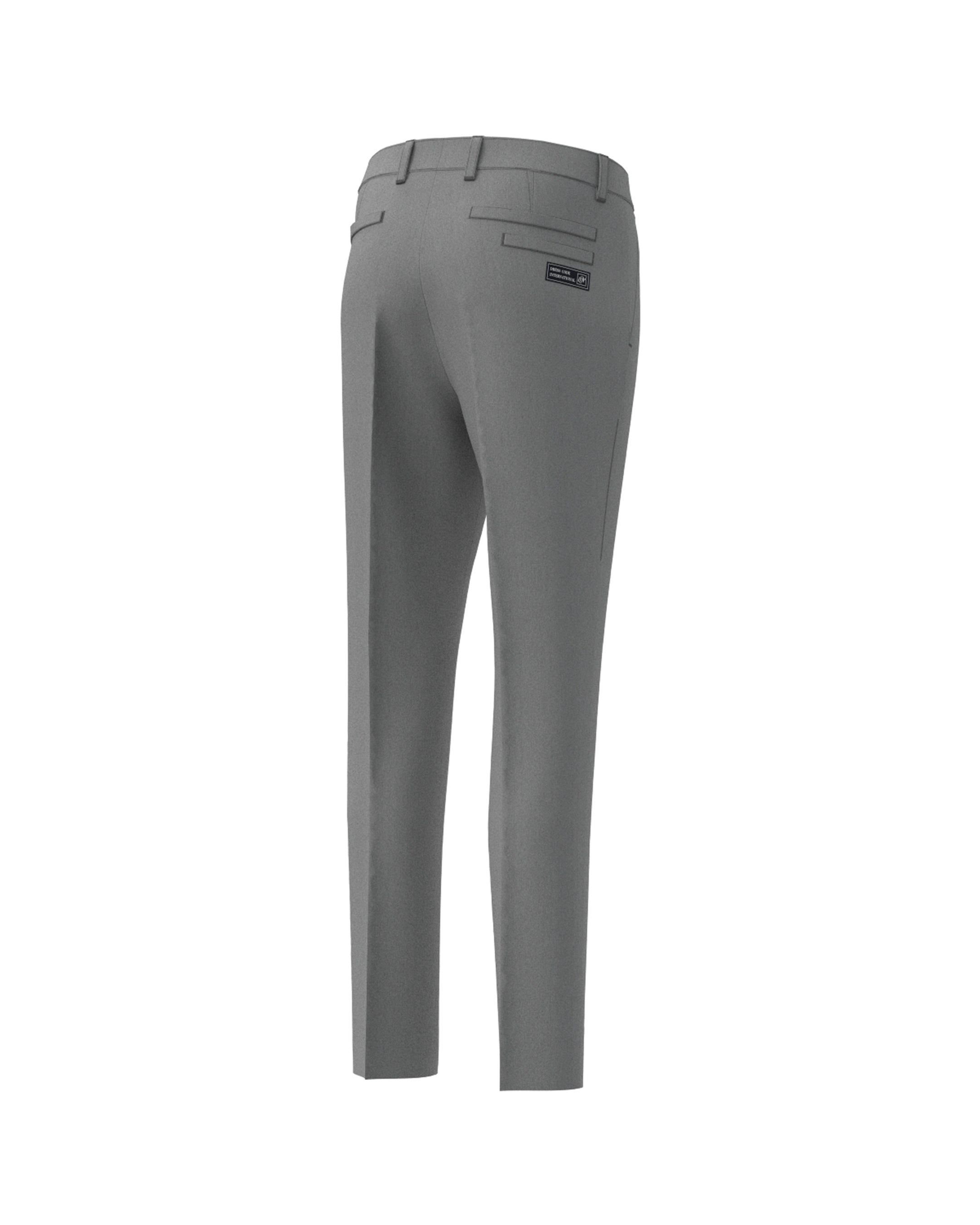 MEN スパンエステルOXストレッチ ロングパンツ グレー