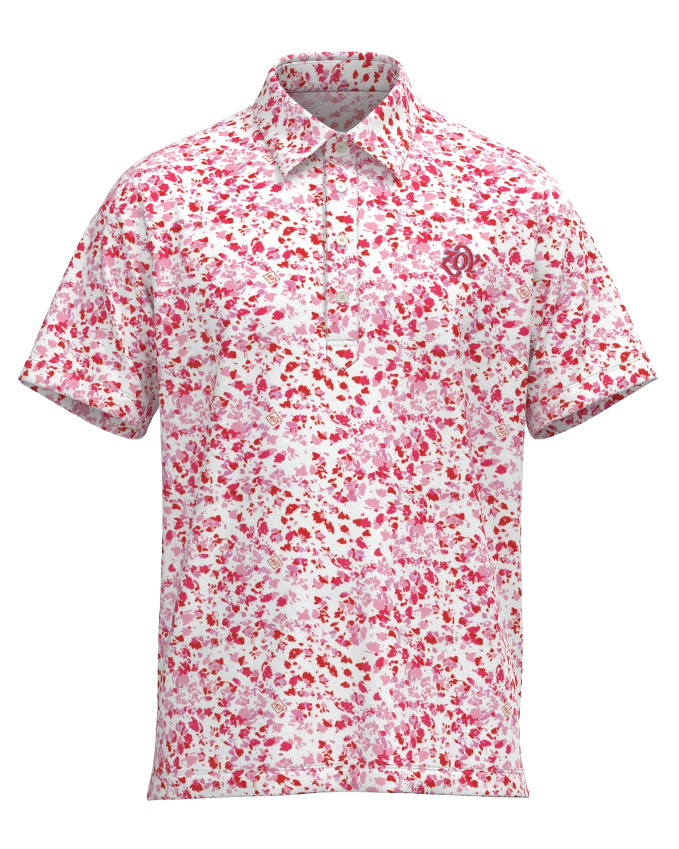 MEN スプラッシュPT 半袖シャツ レッド