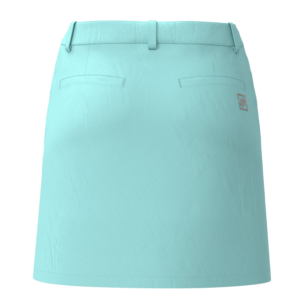 Women's Garment-Dyed Recycled Stretch Skirt in Pale Aqua
