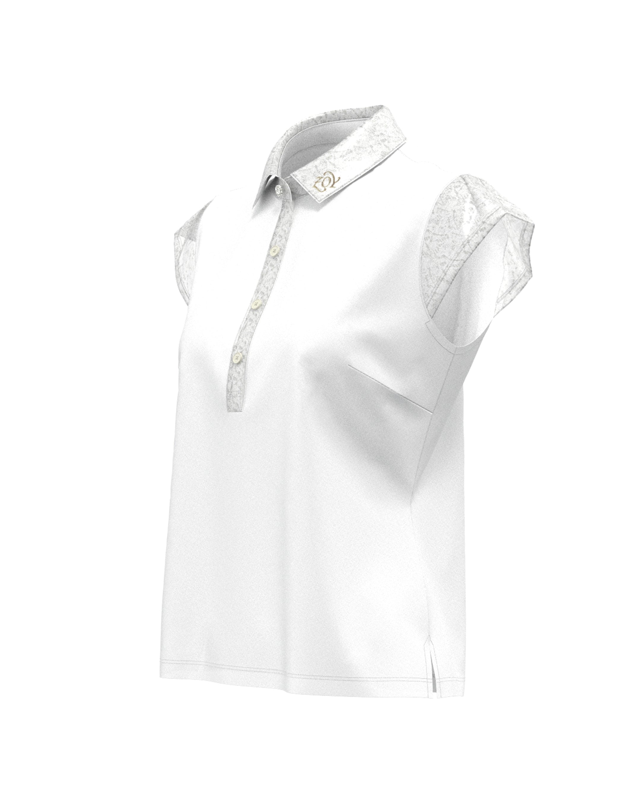 WOMEN GRACECOOL cotton tricot 半袖シャツ ホワイト