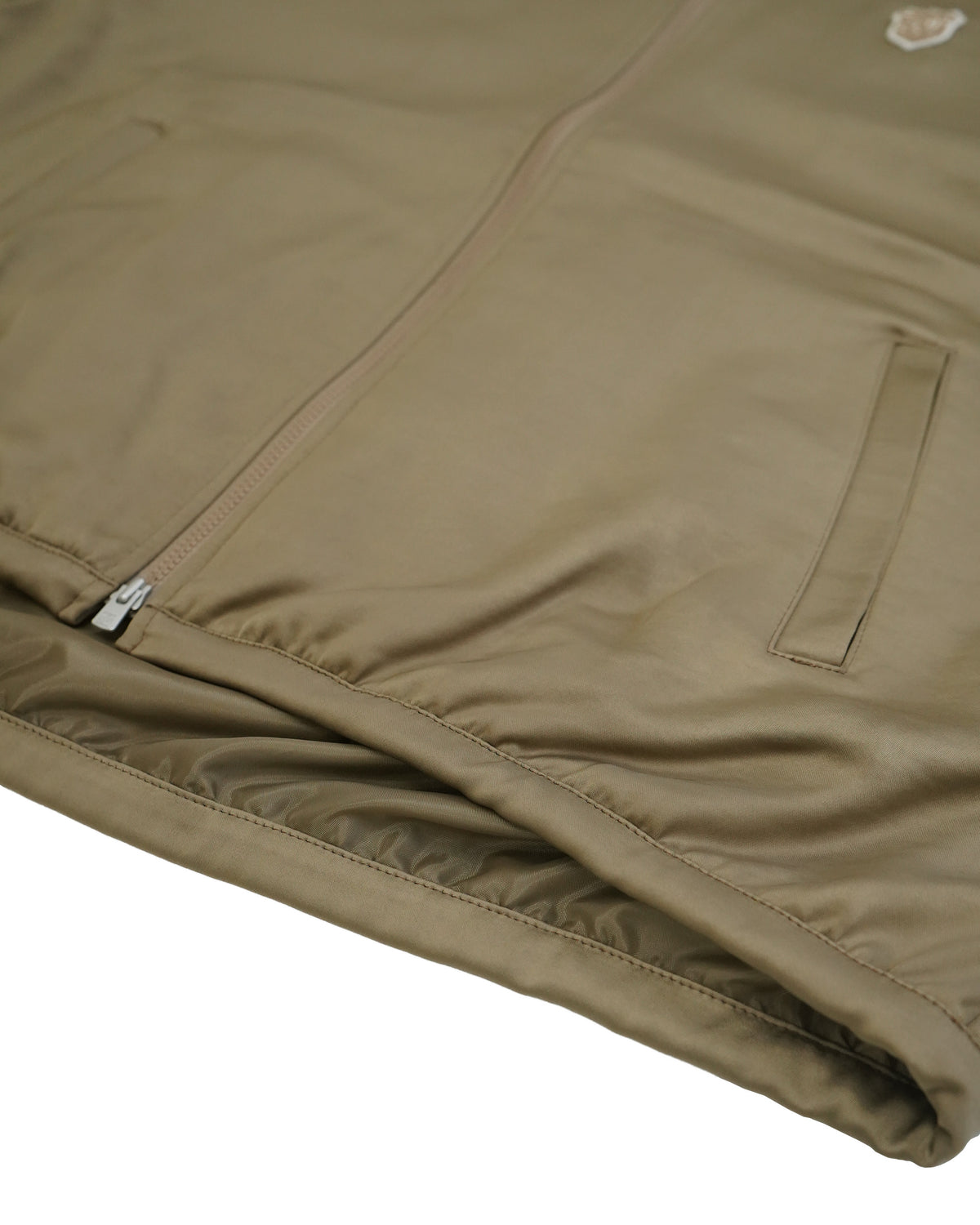 WOMEN VINTAGE AIRFLOW SATIN ブルゾン モカ