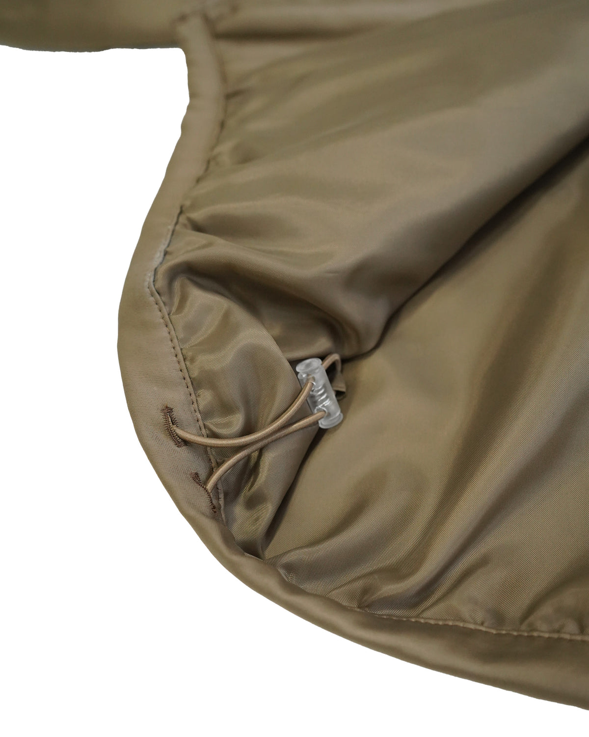 WOMEN VINTAGE AIRFLOW SATIN ブルゾン モカ