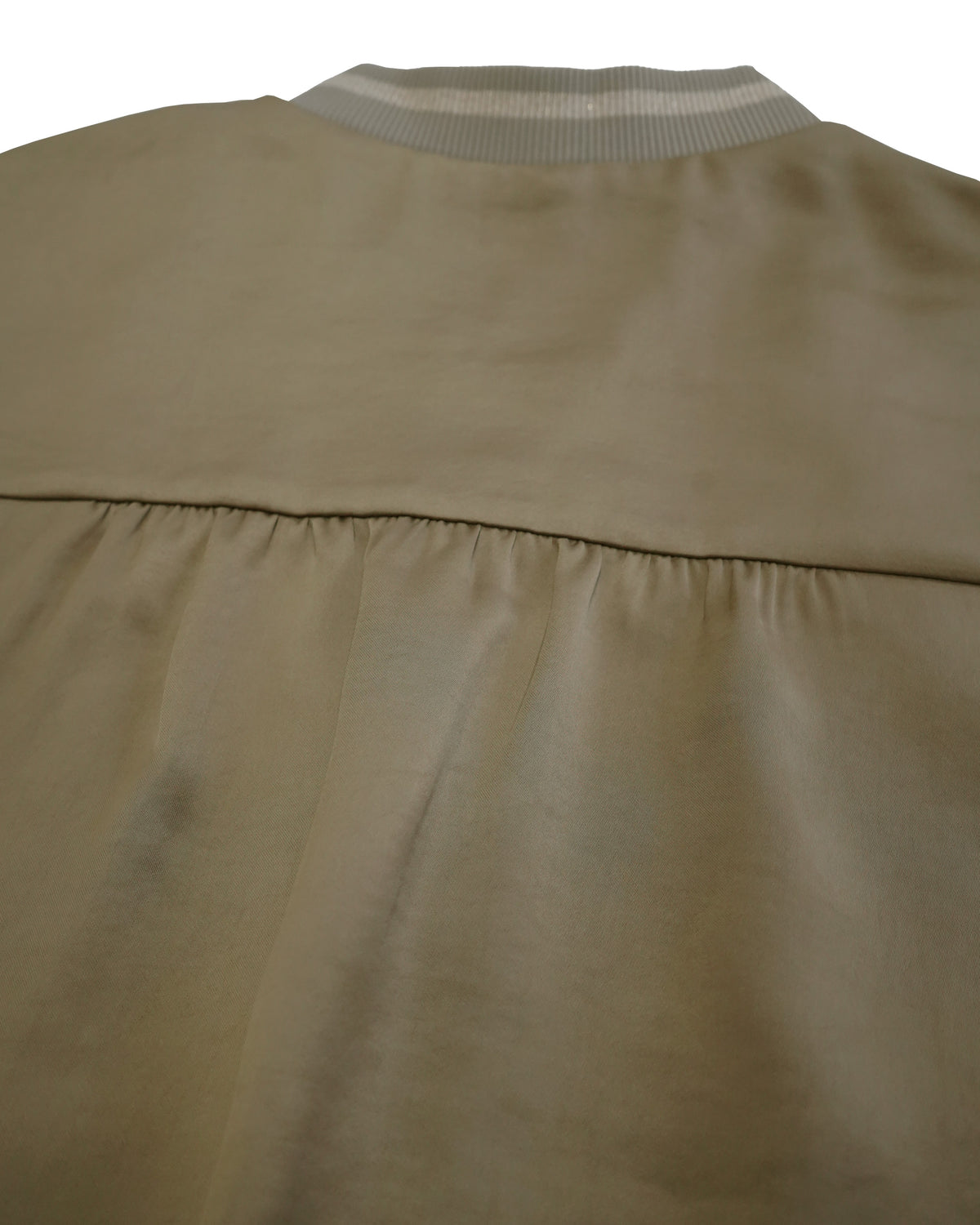 WOMEN VINTAGE AIRFLOW SATIN ブルゾン モカ