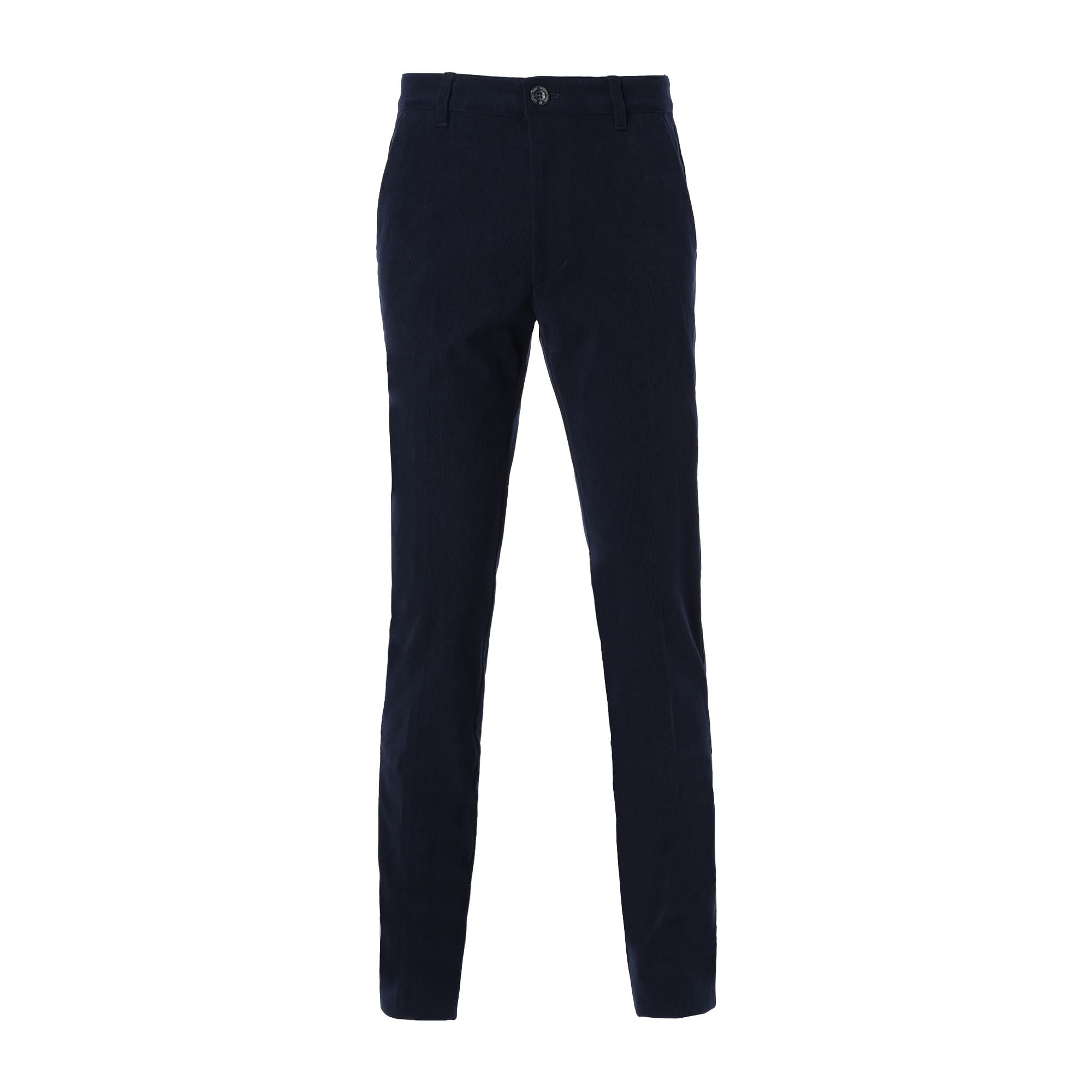 【24AW新作】MENS トリコットコーデュロイ ロングパンツ ネイビー 071444412 - ZOY OFFICIAL