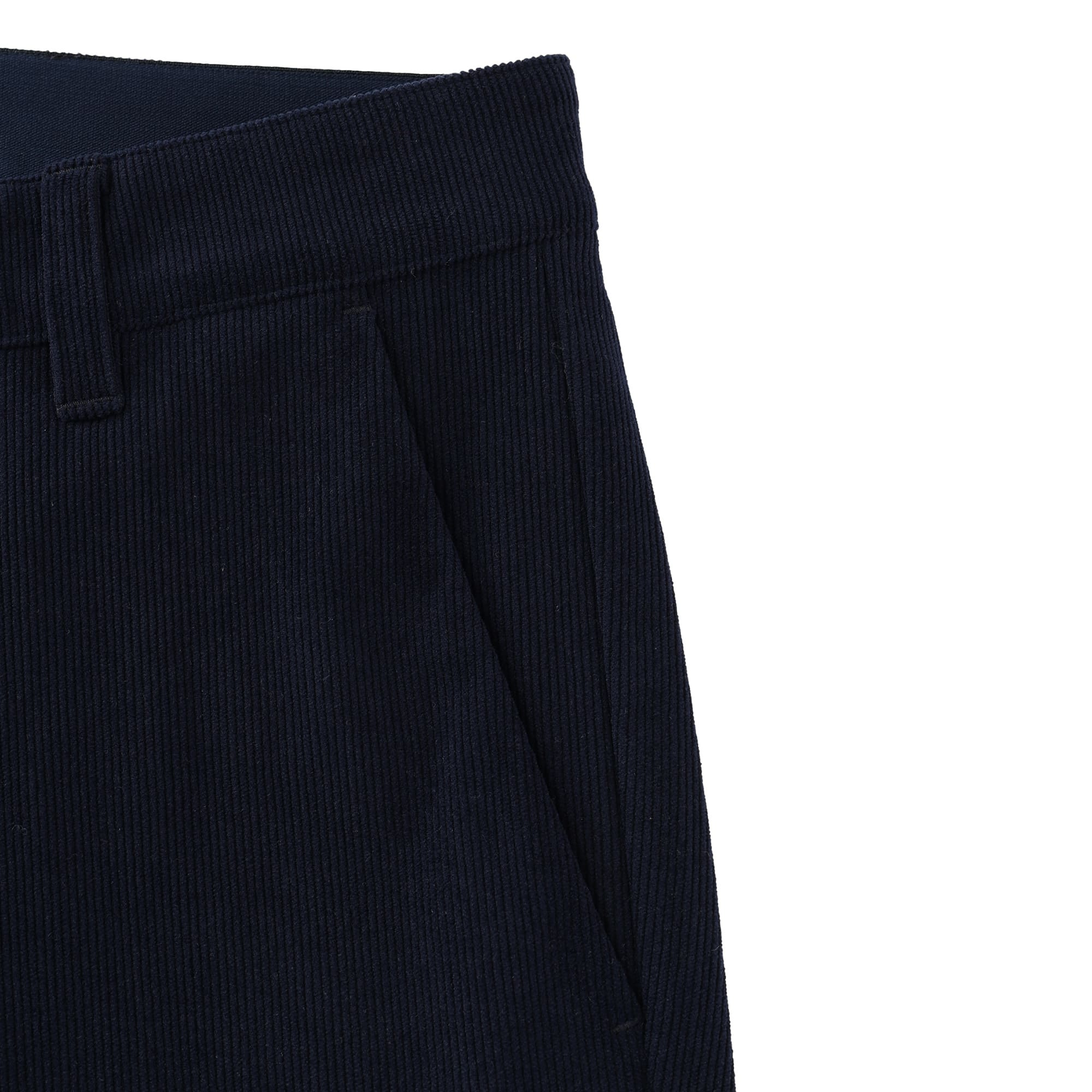 【24AW新作】MENS トリコットコーデュロイ ロングパンツ ネイビー 071444412 - ZOY OFFICIAL