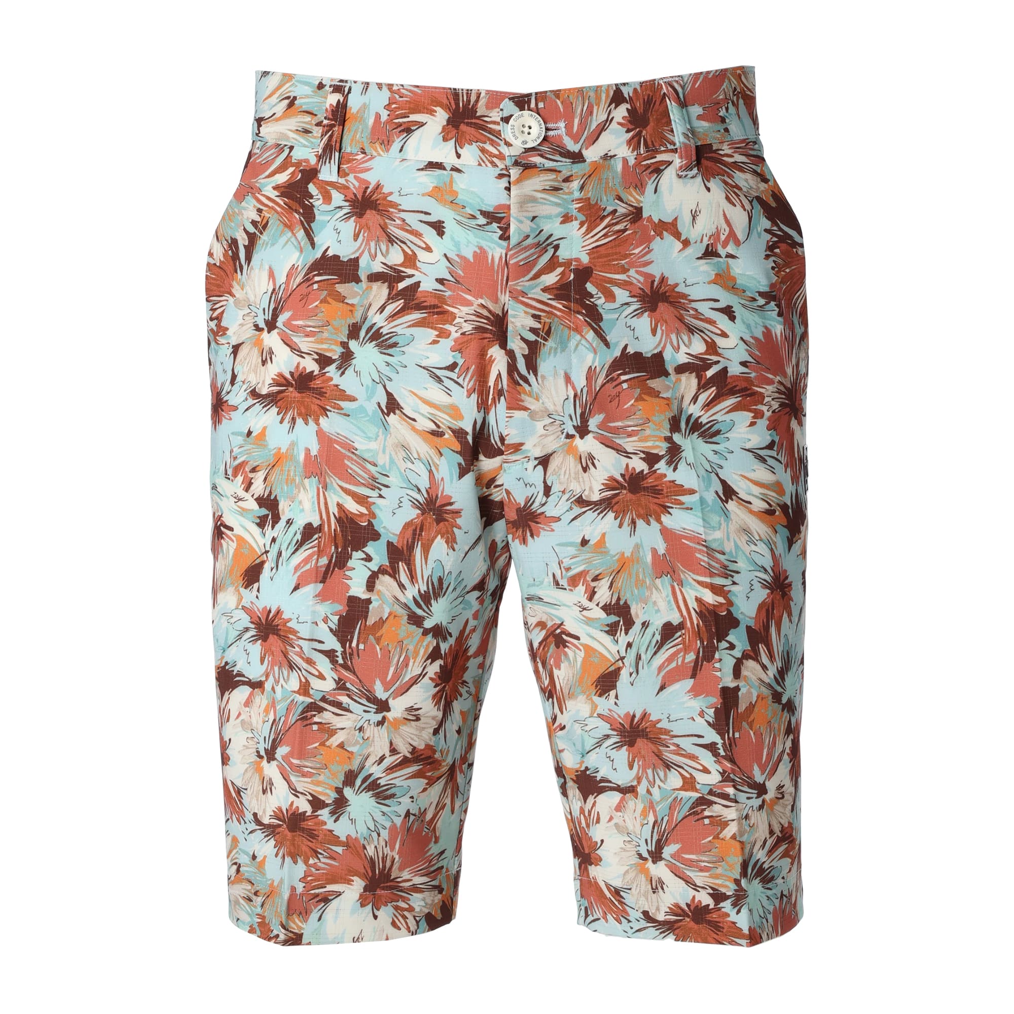 【24SS新作】MENS ドライフラワープリント ショートパンツ ダストミント 071442414 - ZOY OFFICIAL