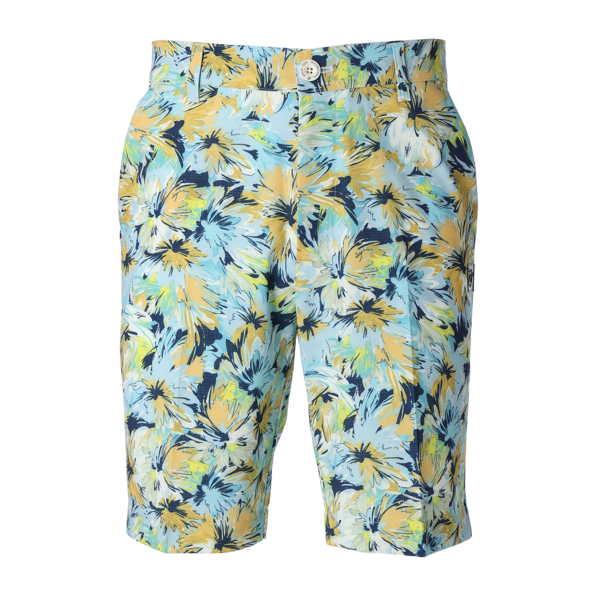 【24SS新作】MENS ドライフラワープリント ショートパンツ スカイブルー 071442414 - ZOY OFFICIAL