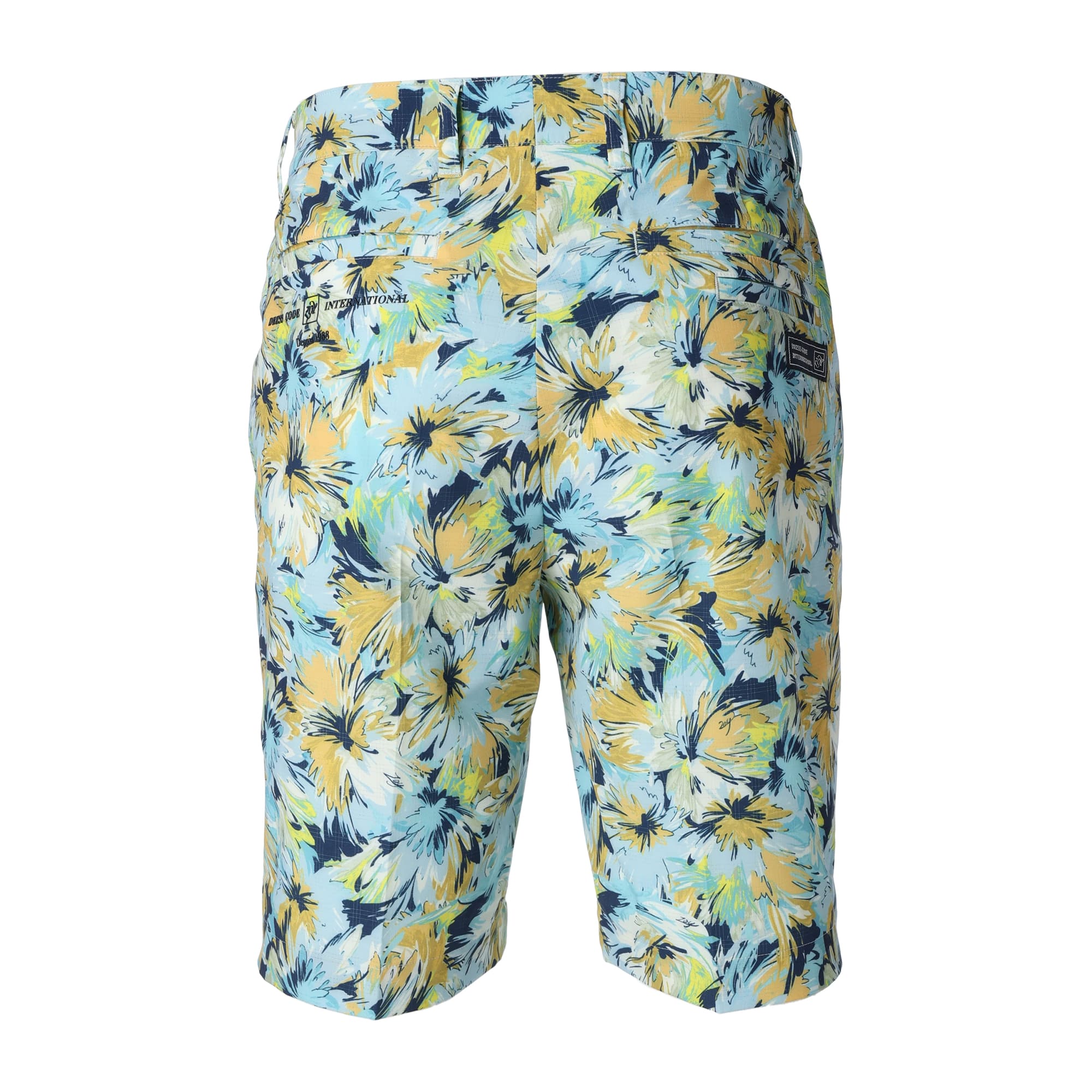 【24SS新作】MENS ドライフラワープリント ショートパンツ スカイブルー 071442414 - ZOY OFFICIAL