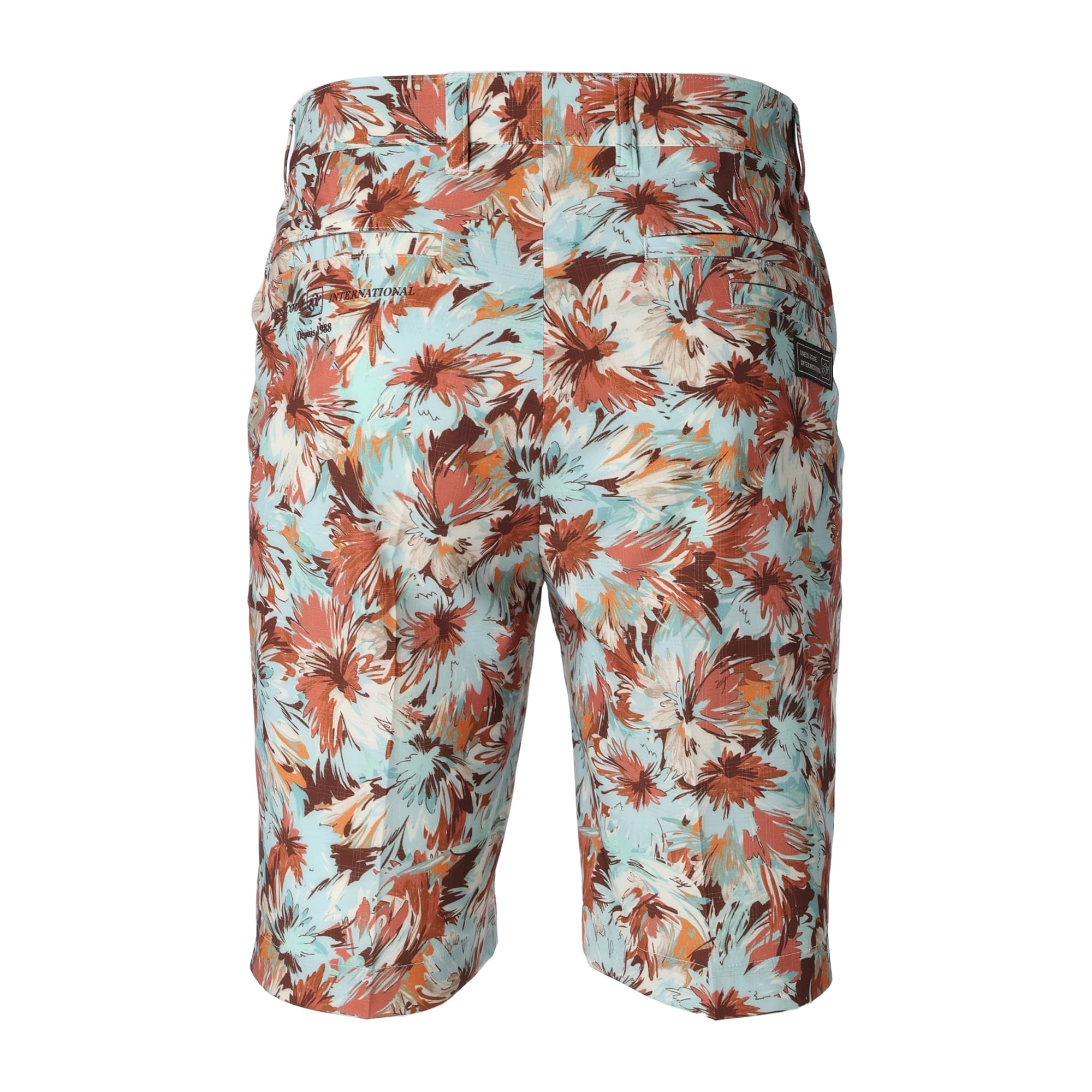 【24SS新作】MENS ドライフラワープリント ショートパンツ ダストミント 071442414 - ZOY OFFICIAL