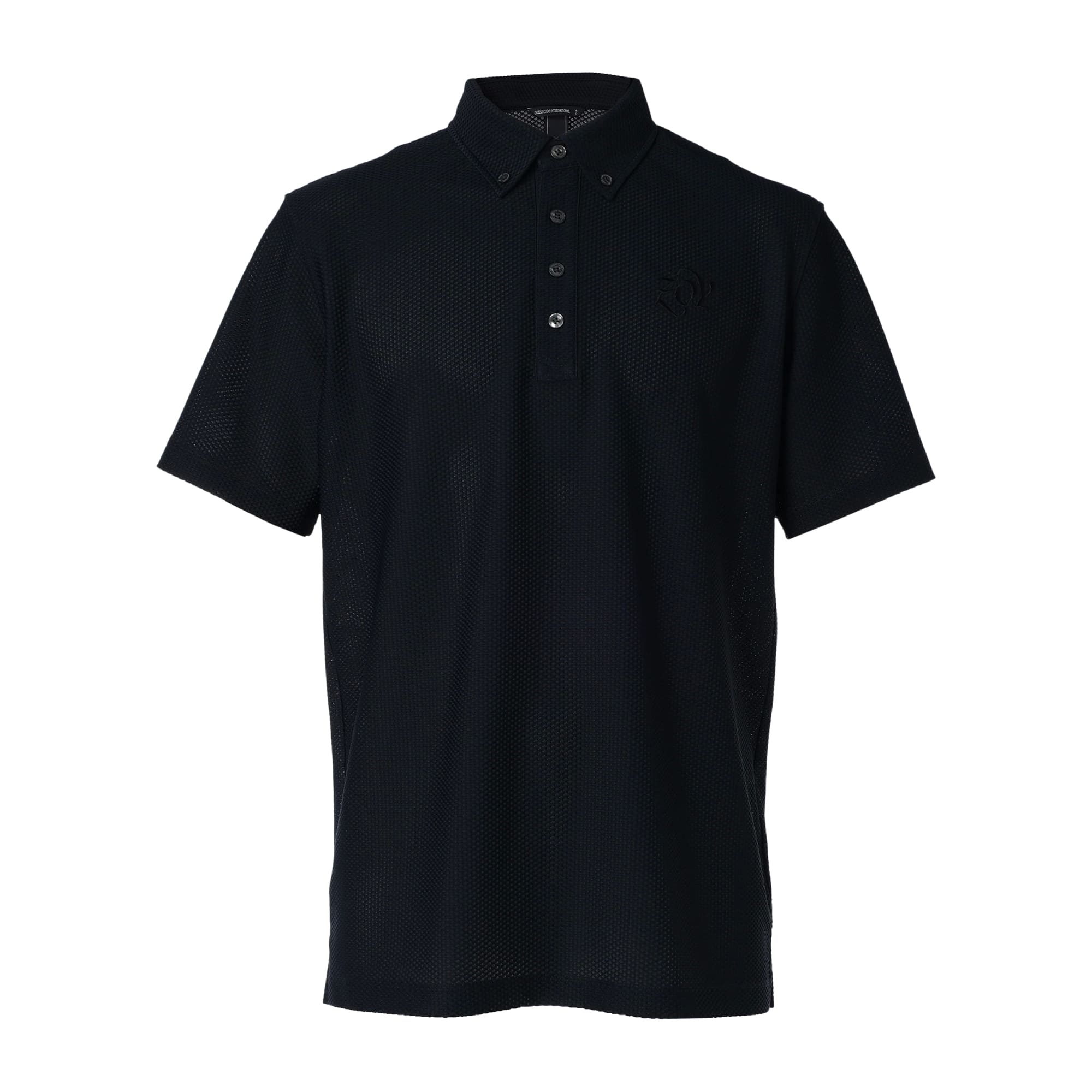 【24SS新作】MENS メッシュトリコット 半袖ポロシャツ ネイビー 071444000 - ZOY OFFICIAL