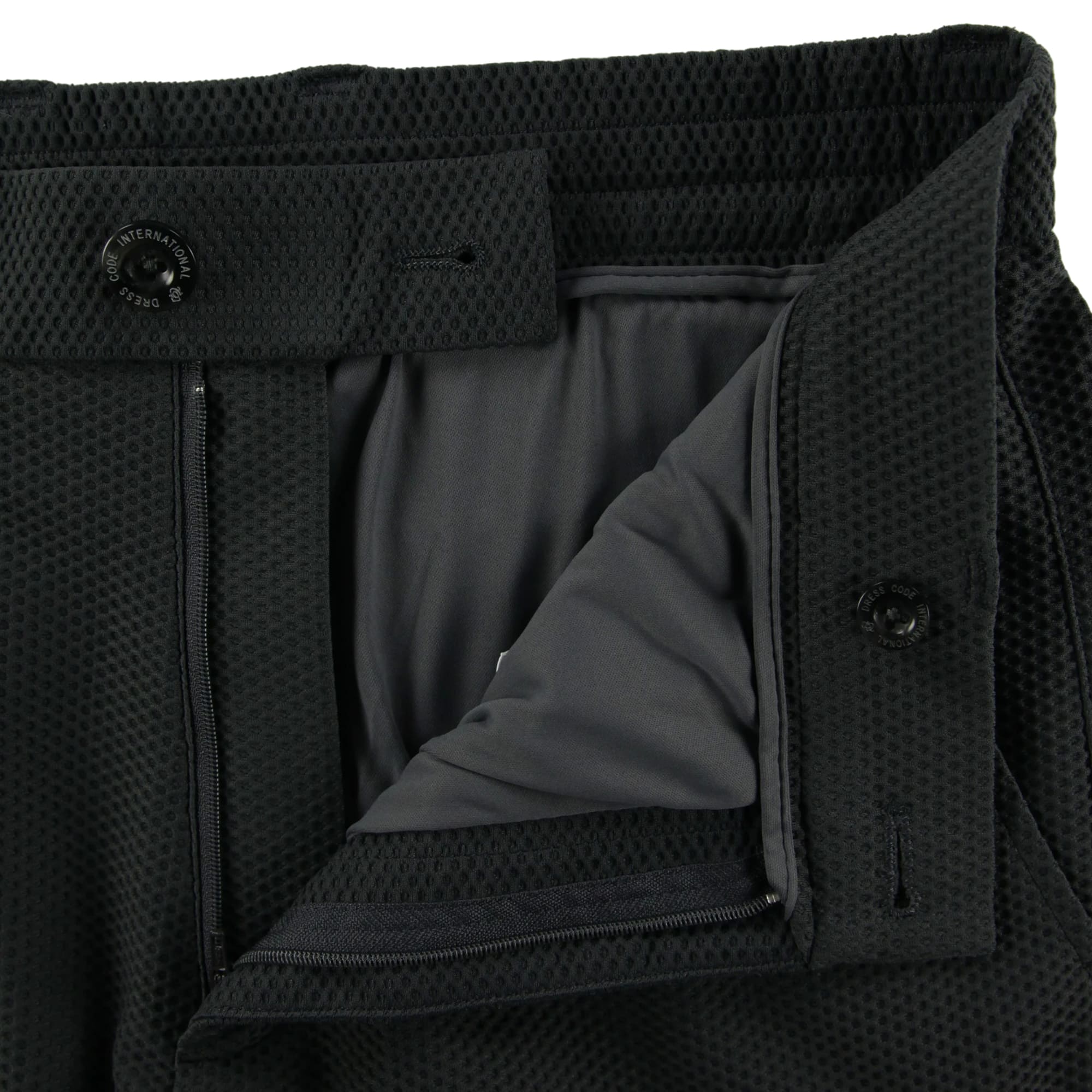 【24SS新作】MENS メッシュトリコット ロングパンツ ネイビー 071444400 - ZOY OFFICIAL