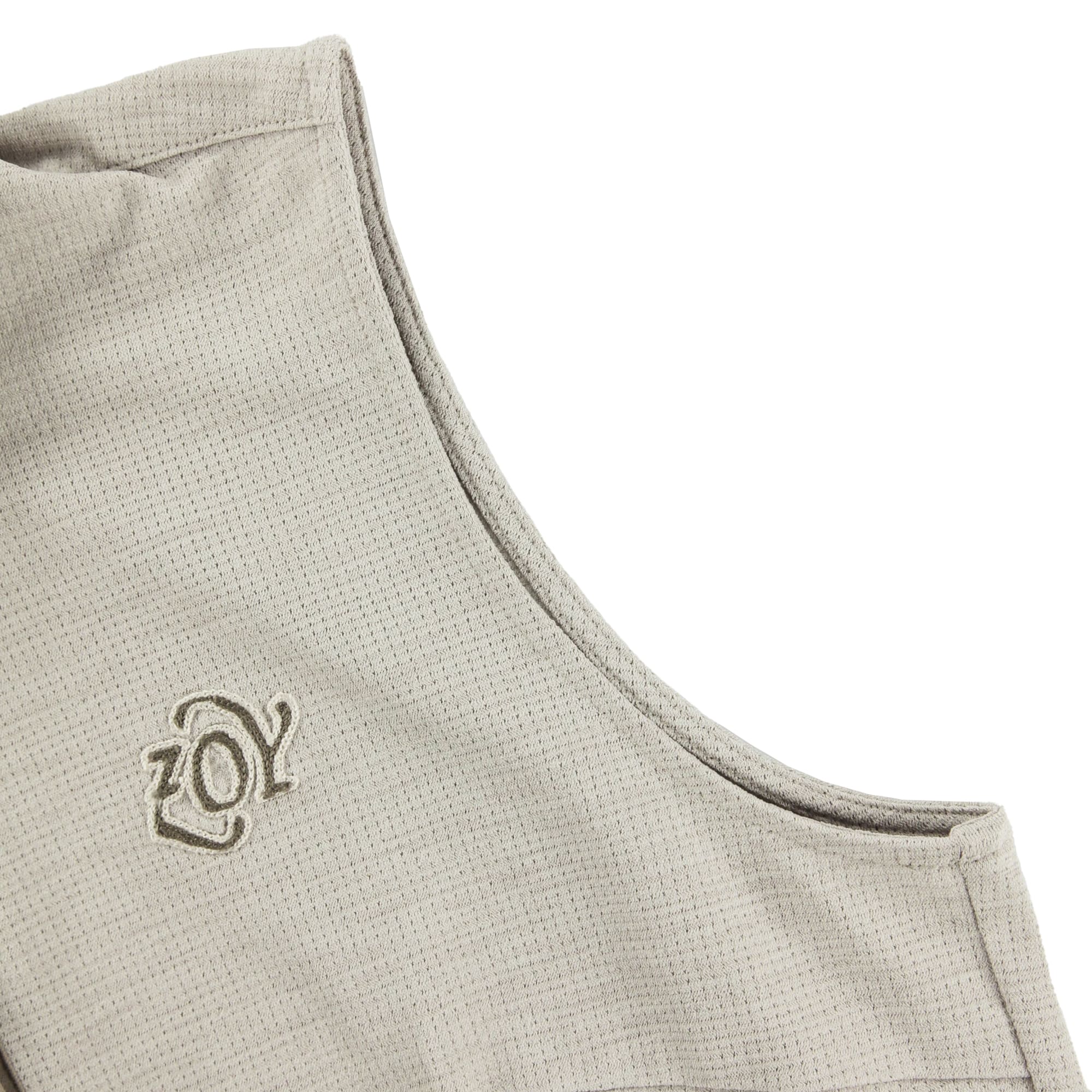 【24SS新作】WOMENS DOT MESH COOL スリーブレスシャツ グレー 071642034 - ZOY OFFICIAL