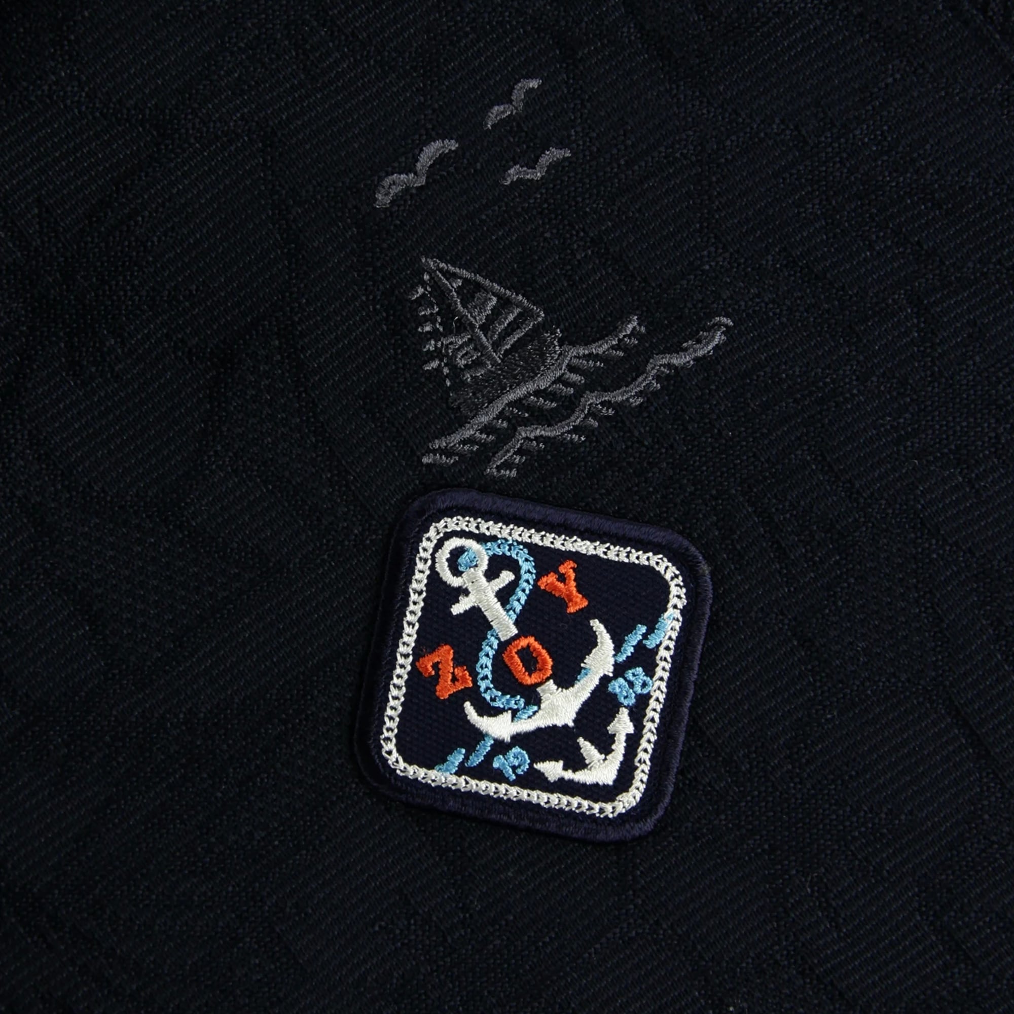 【24SS新作】WOMENS LINKS KNIT FLOWER COOLMAX 半袖ポロシャツ ネイビー 071642007 - ZOY OFFICIAL