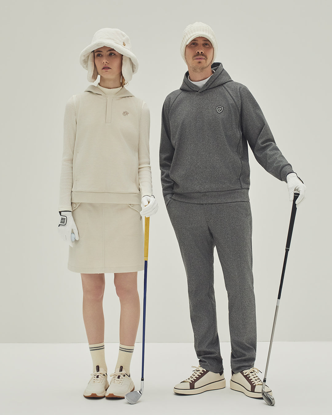 MEN ACTIVE JERSEY ホームスパン ロングパンツ グレー