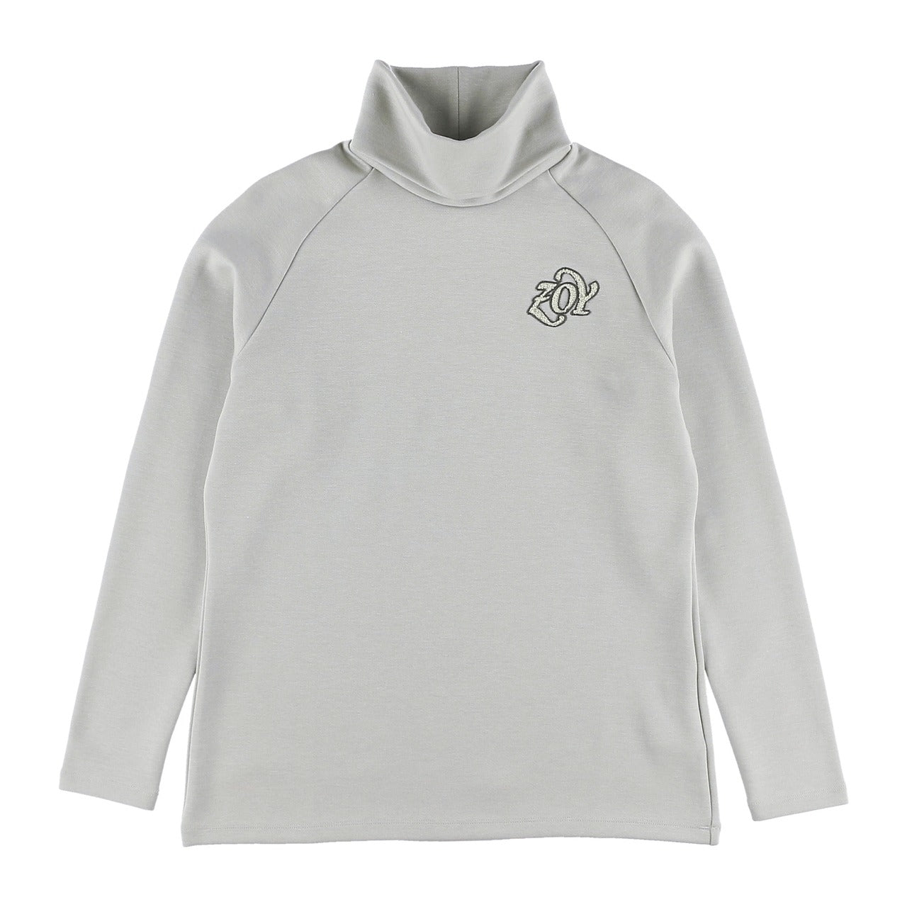 WOMEN DUALWARM モイストポンチ プルオーバー ハイネック シルバーグレー