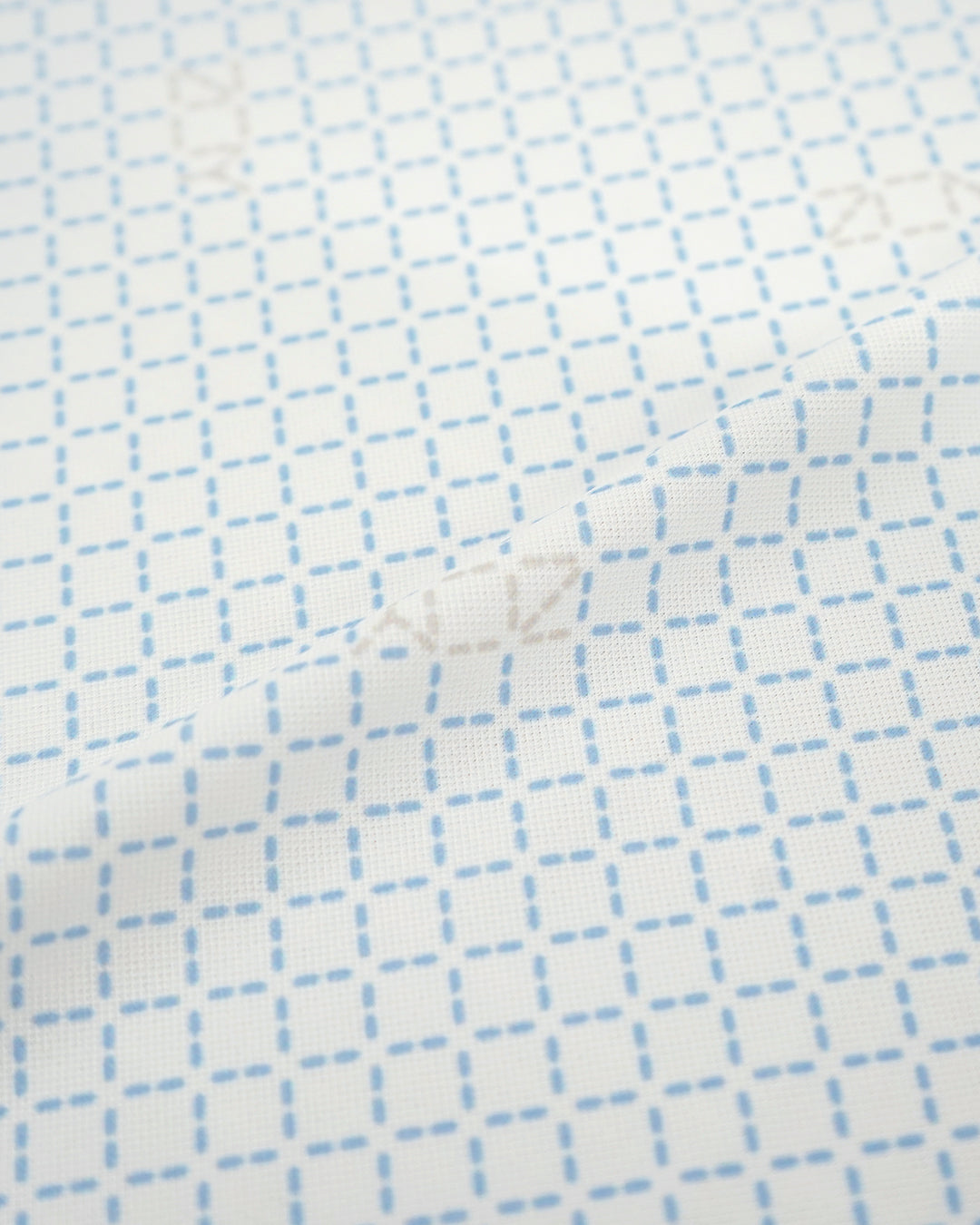 WOMEN ステッチメッシュPT 半袖シャツ ホワイト