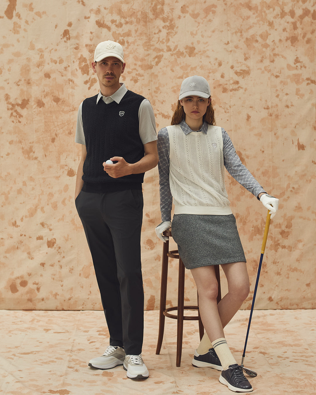 MEN WINTER NEW DOT AIR ロングパンツ アッシュグレー