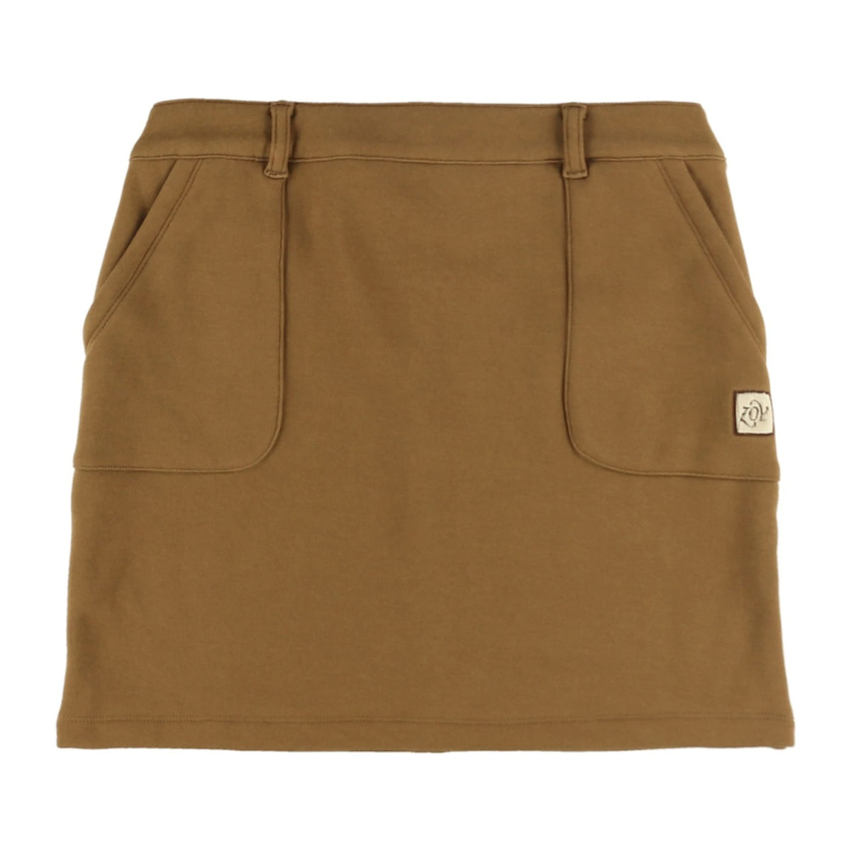 WOMEN BOMBER HEAT スカート キャメル