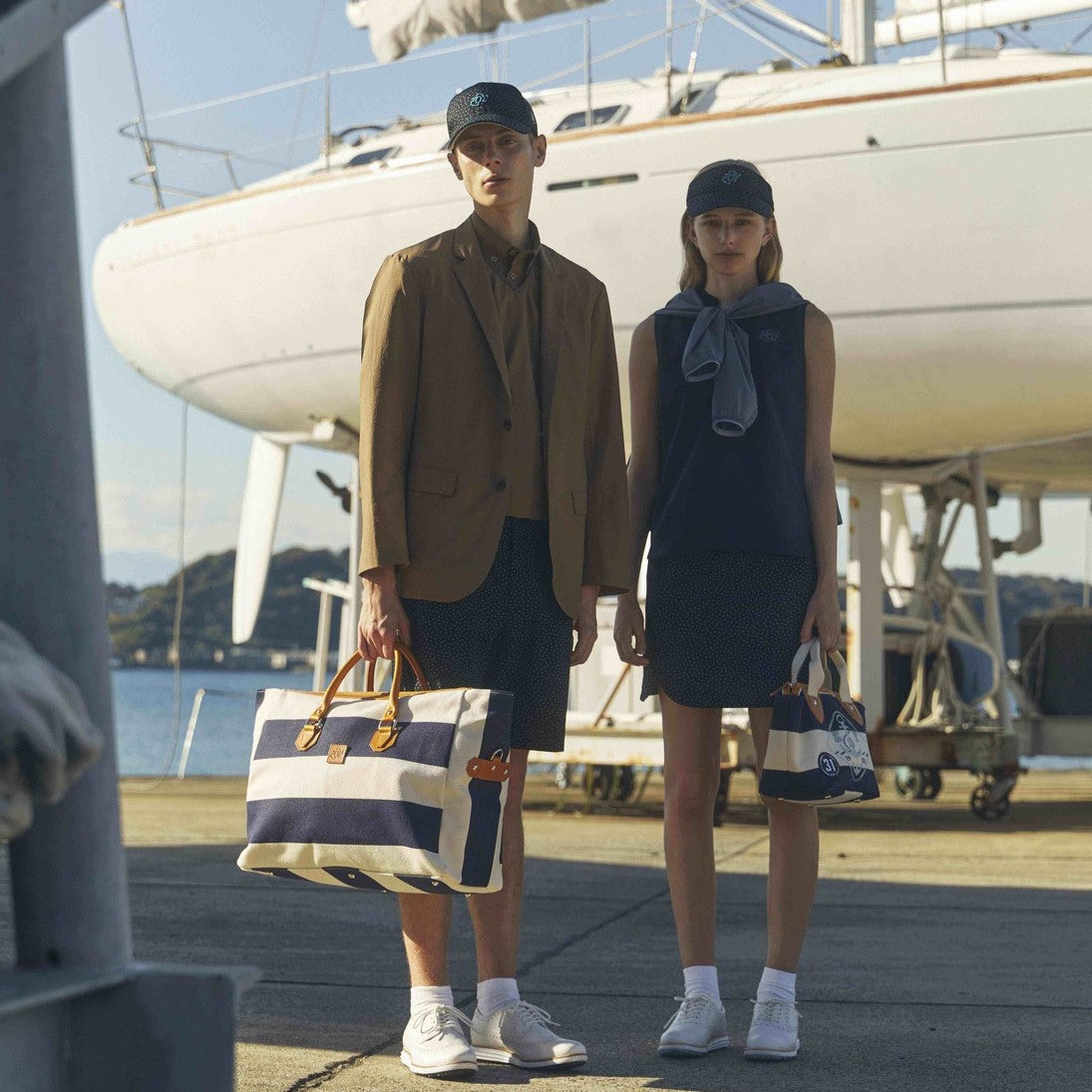 UNISEX アスレジャーキャップ ネイビー