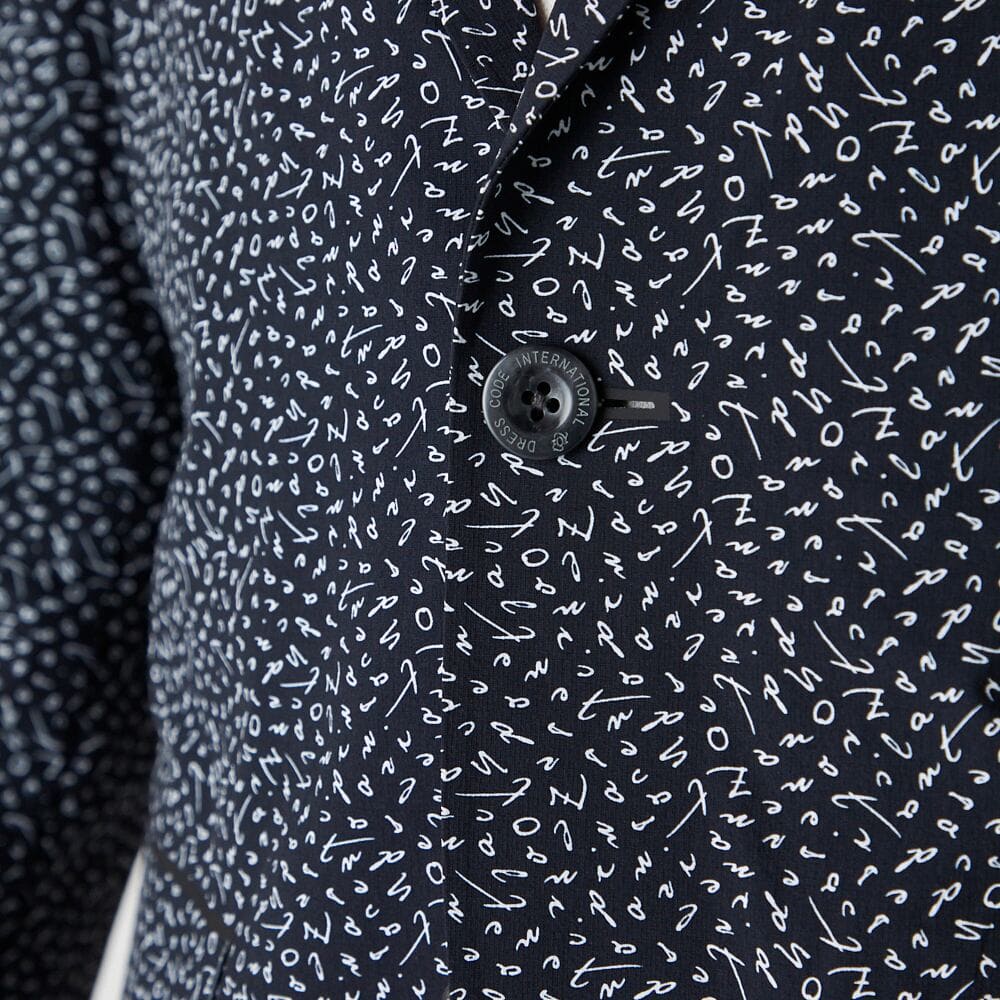 MENS マイクロリップストレッチ ジャケット ネイビー 071422118 - ZOY OFFICIAL