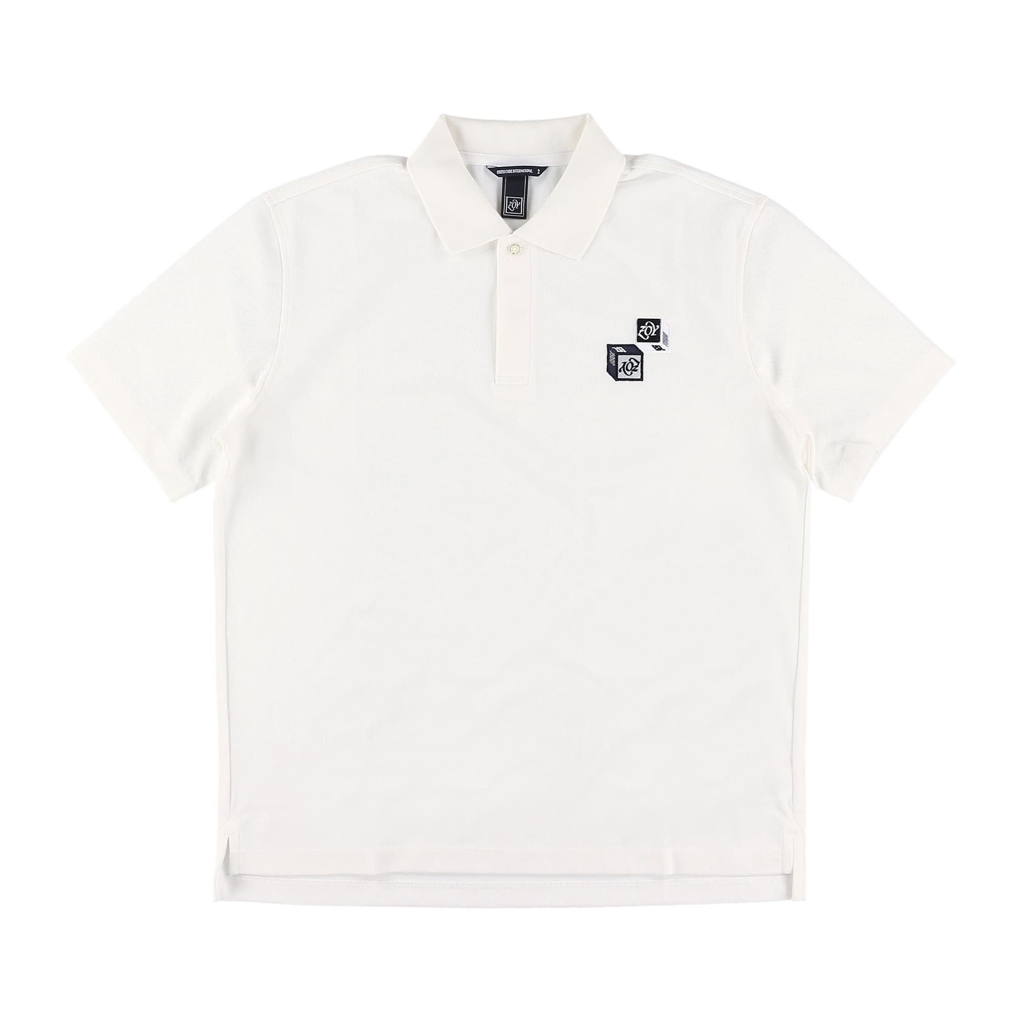 MENS ストレッチ鹿の子 半袖ポロシャツ ホワイト 071432022 - ZOY OFFICIAL