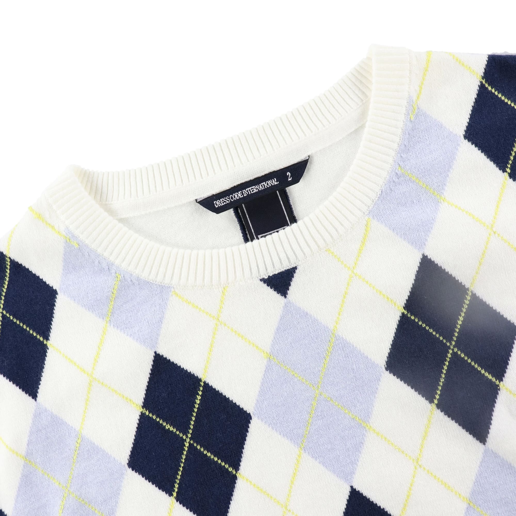 MENS アーガイル 長袖プルオーバー ローズ 071432710 - ZOY OFFICIAL