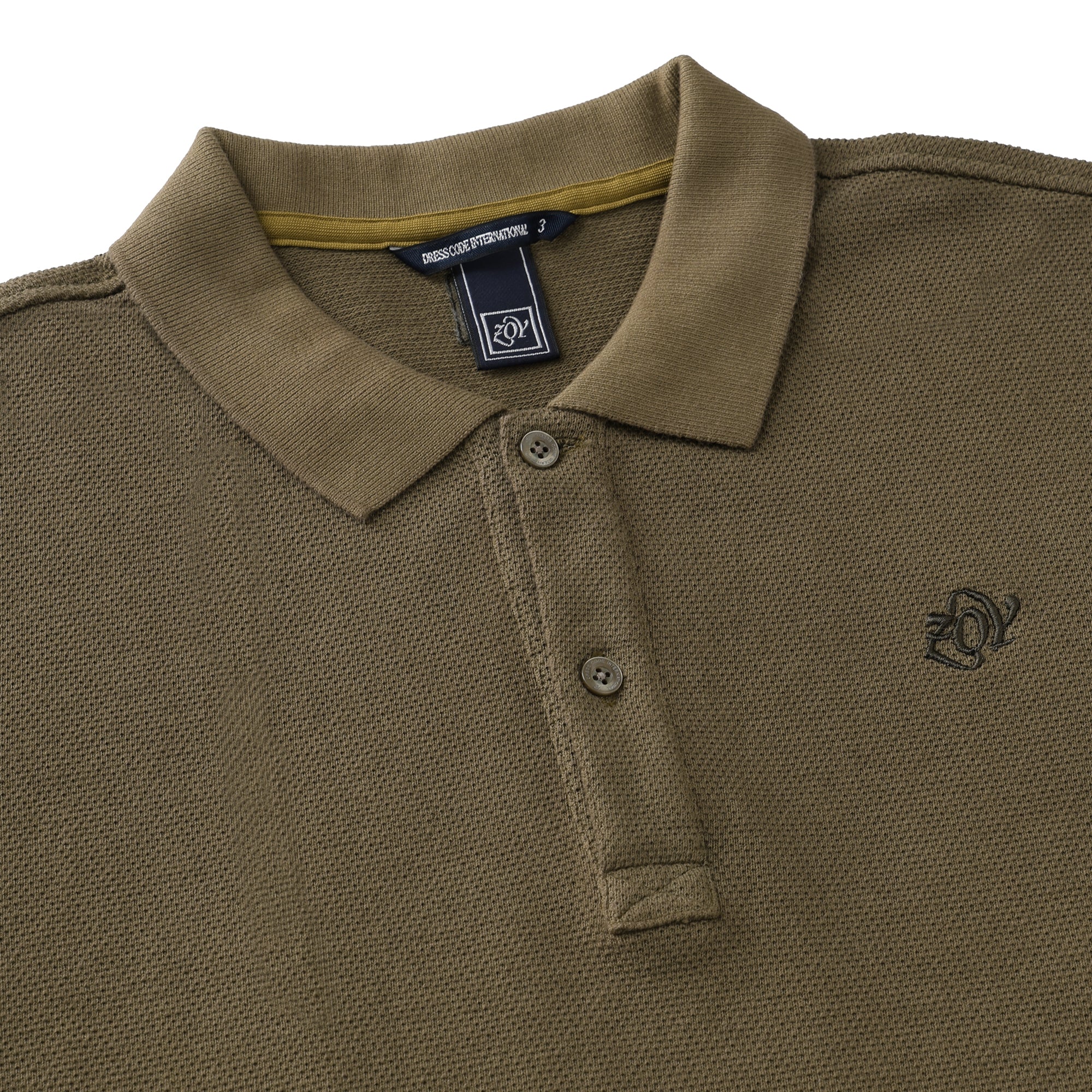 MENS ドライハード鹿の子ガーメントダイ 半袖ポロシャツ ネイビー 071434008 - ZOY OFFICIAL