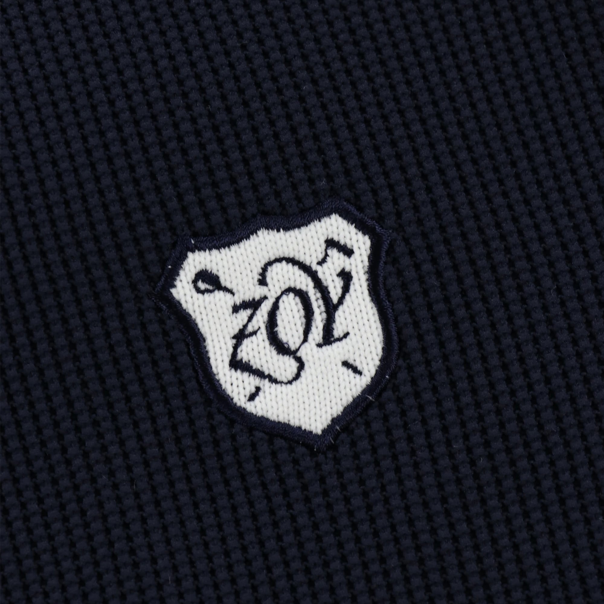 MENS ECOハイブリットポリエステル 長袖セーター ネイビー 071434700 - ZOY OFFICIAL