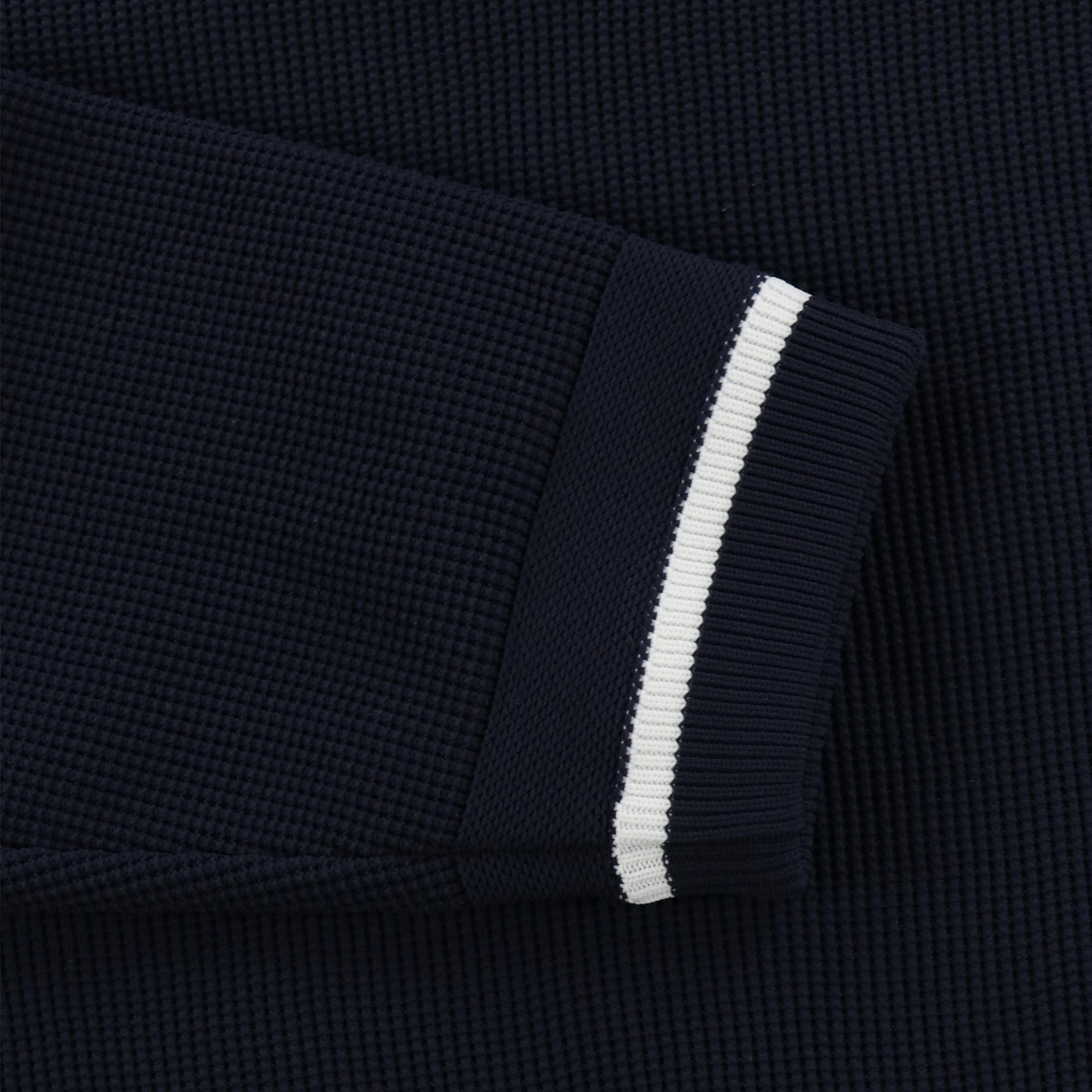 MENS ECOハイブリットポリエステル 長袖セーター ネイビー 071434700 - ZOY OFFICIAL
