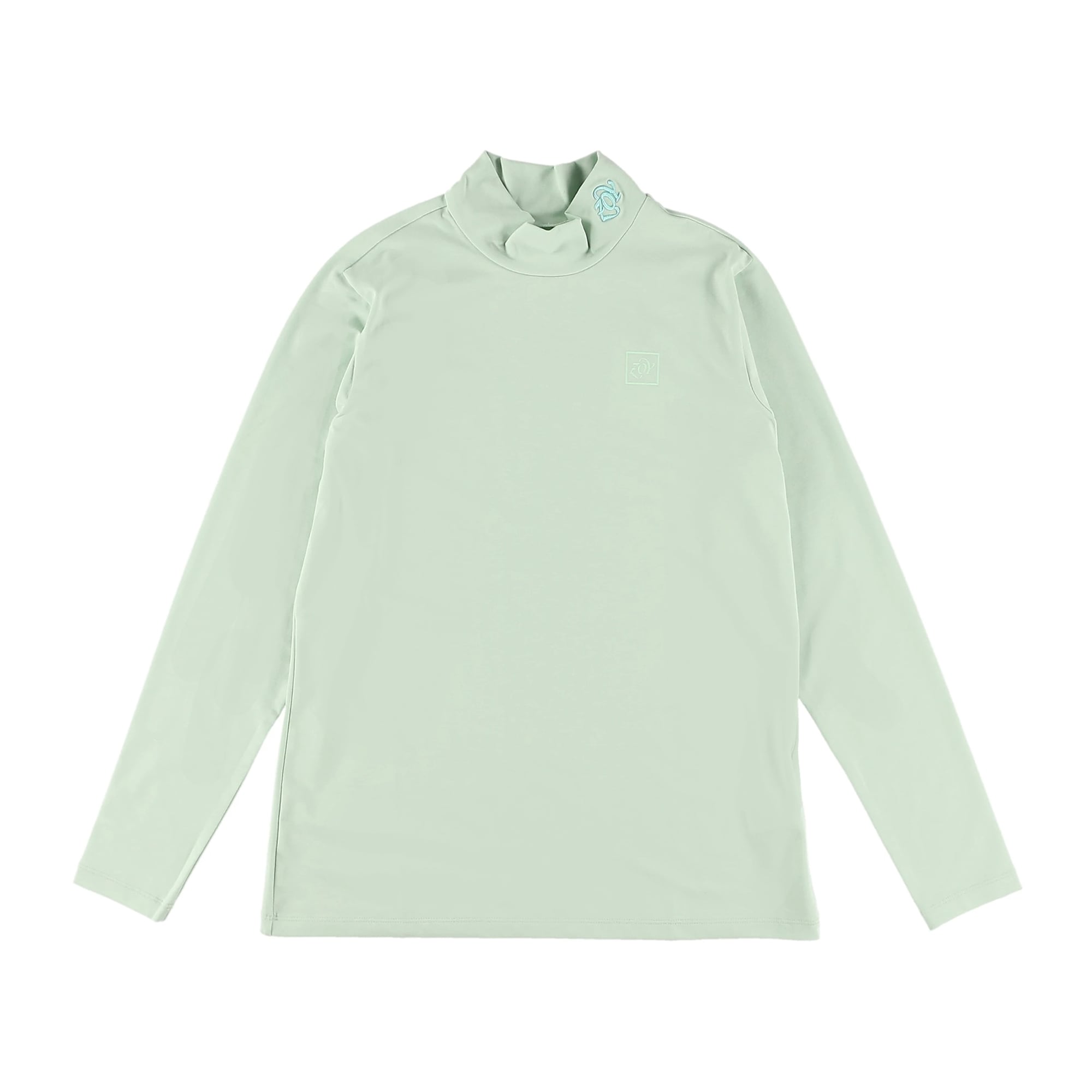 WOMENS ポリエステルベア天竺 長袖モックネック ミント 071632015 - ZOY OFFICIAL