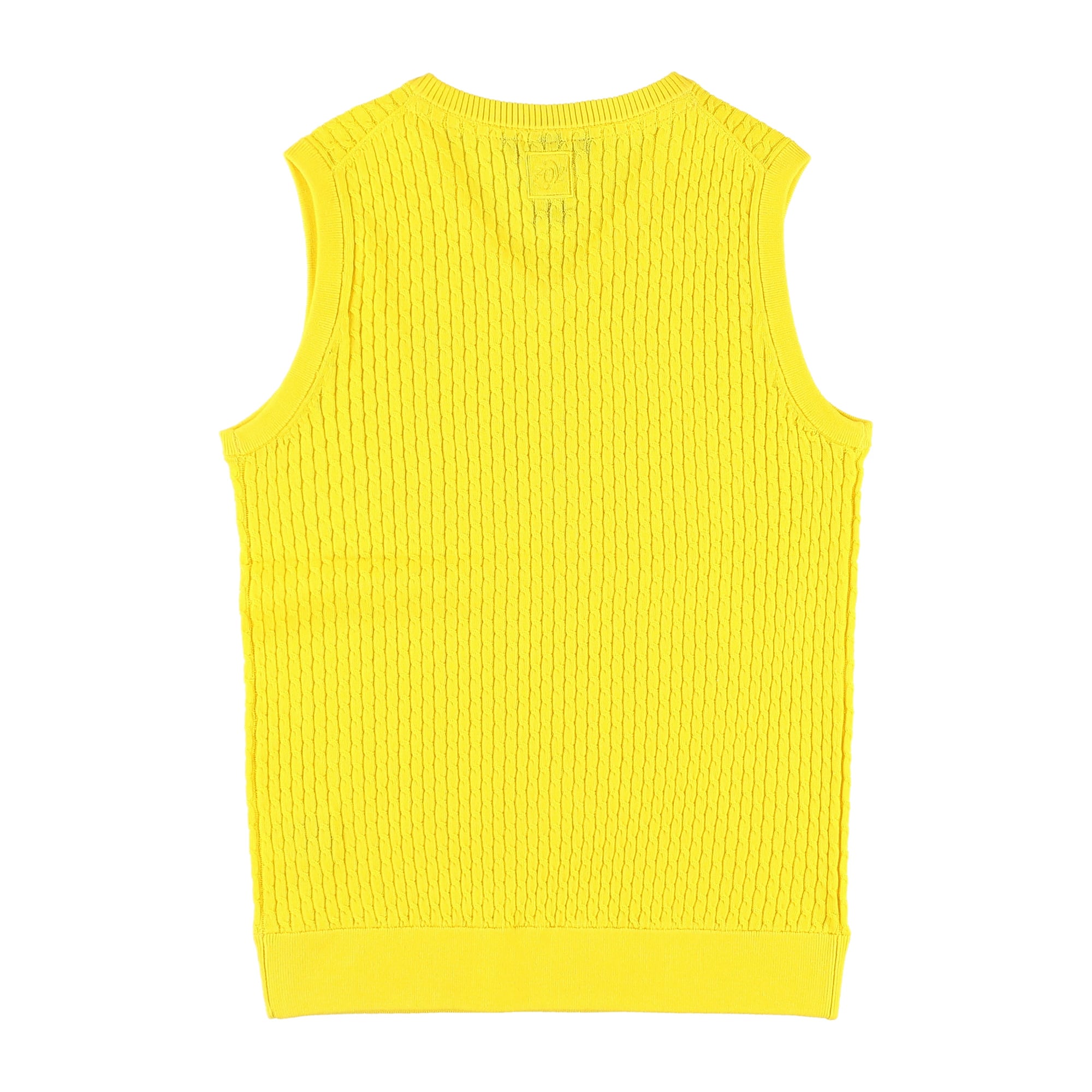WOMENS ハイゲージコットン ベスト イエロー 071632709 - ZOY OFFICIAL