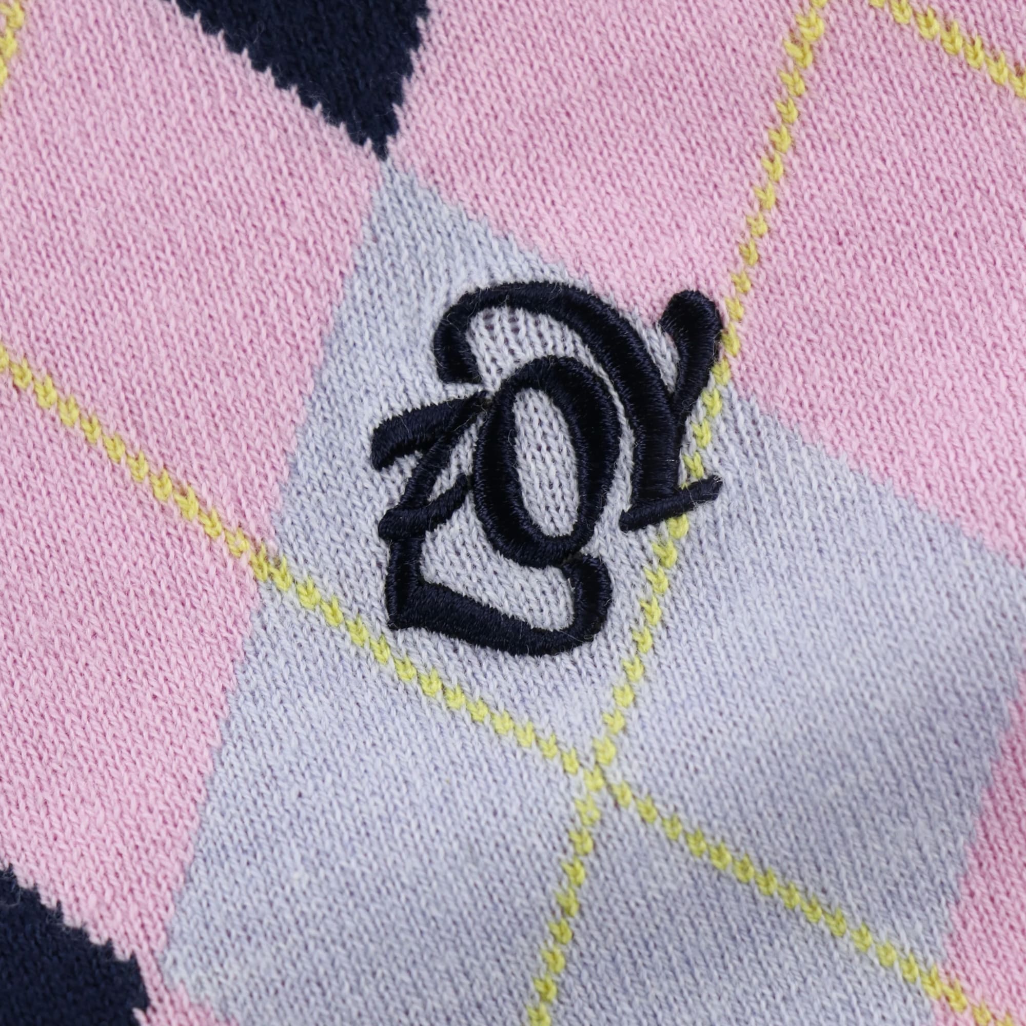WOMENS アーガイル 長袖プルオーバー ローズ 071632710 - ZOY OFFICIAL