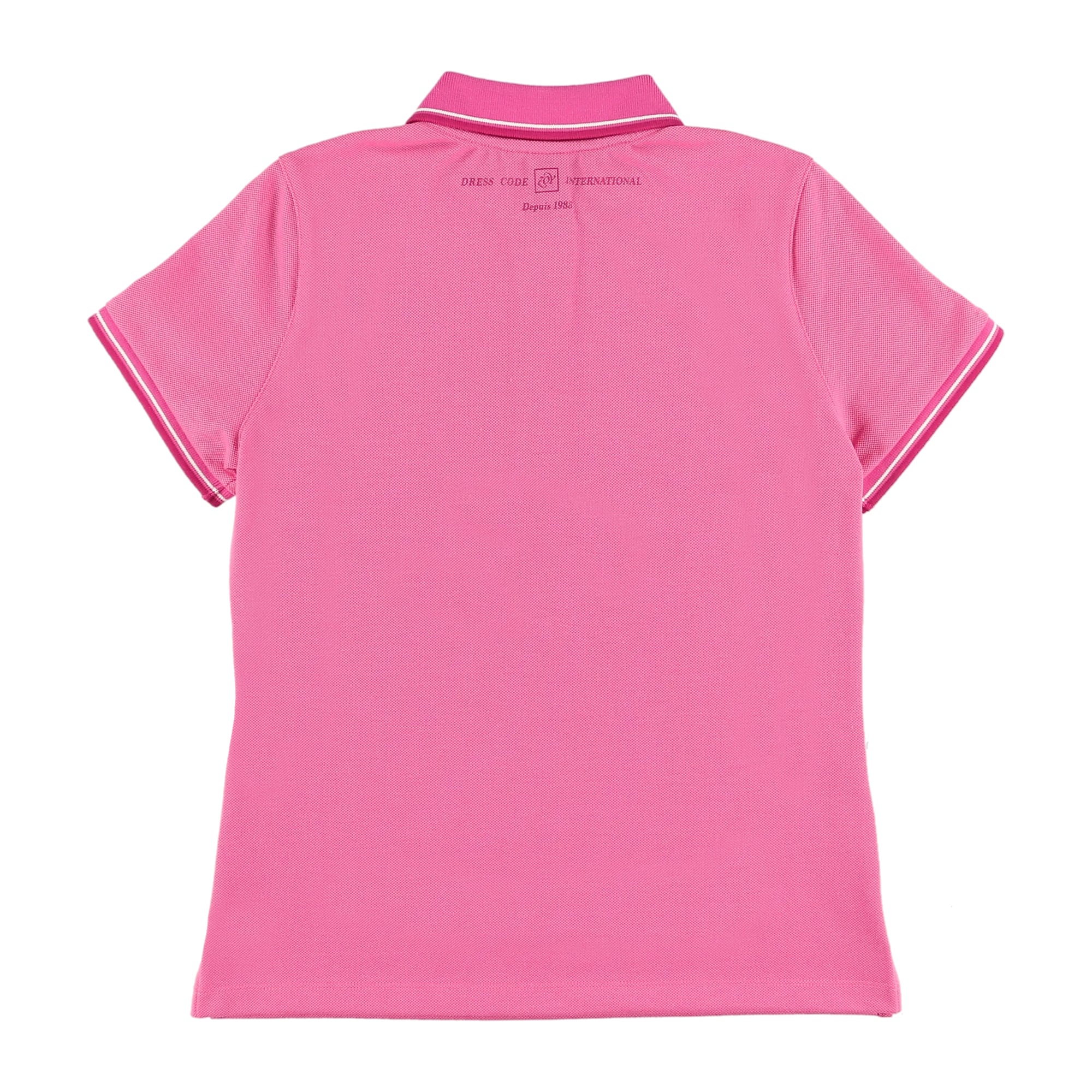 WOMENS コットン鹿の子 半袖ポロシャツ ネイビー 071739050 - ZOY OFFICIAL