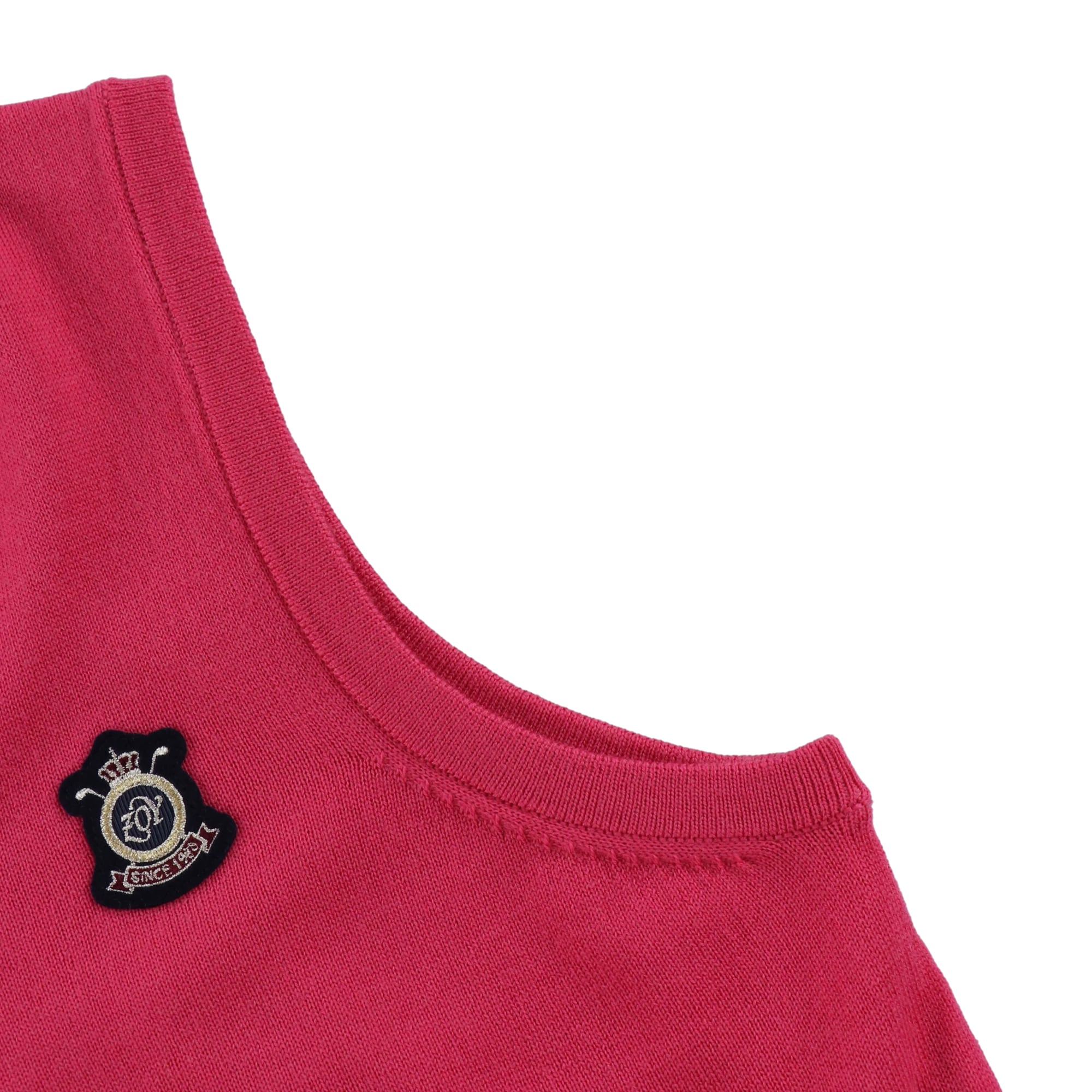 WOMENS CASHWOOL ニットベスト ピンク 071634718 - ZOY OFFICIAL