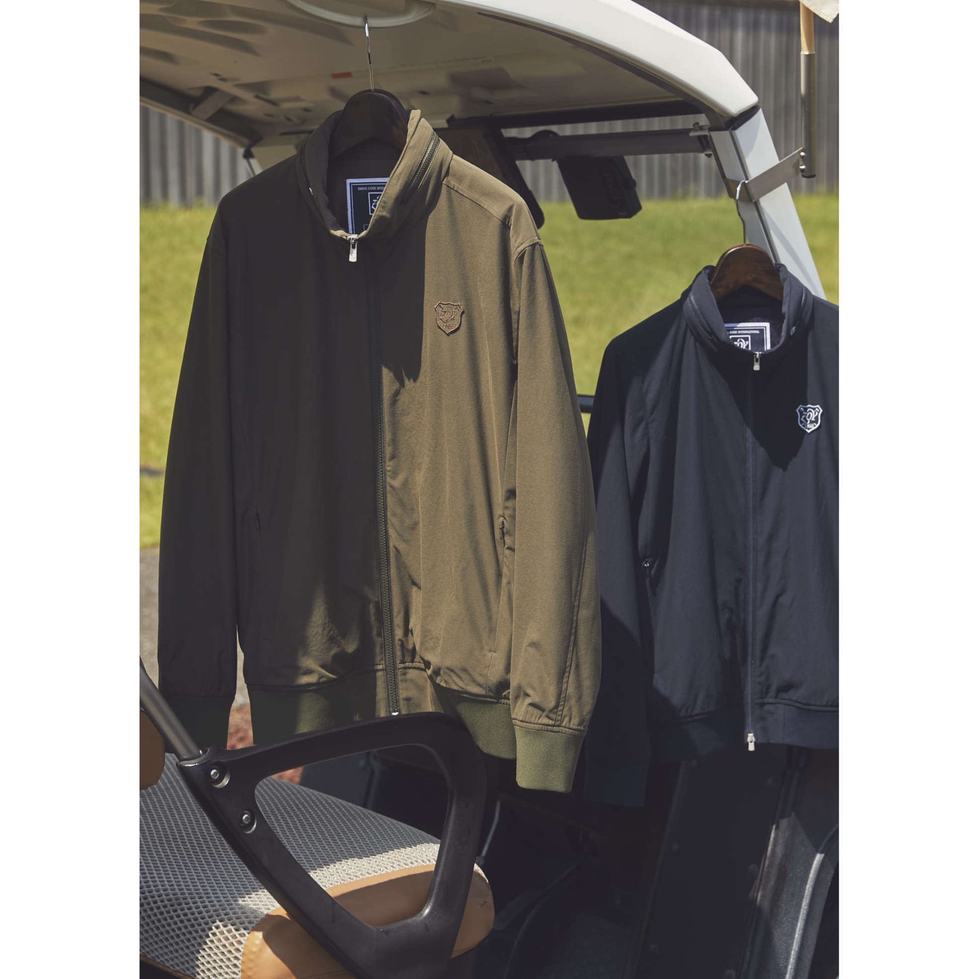Men's Vintage Suede Blouson in Navy