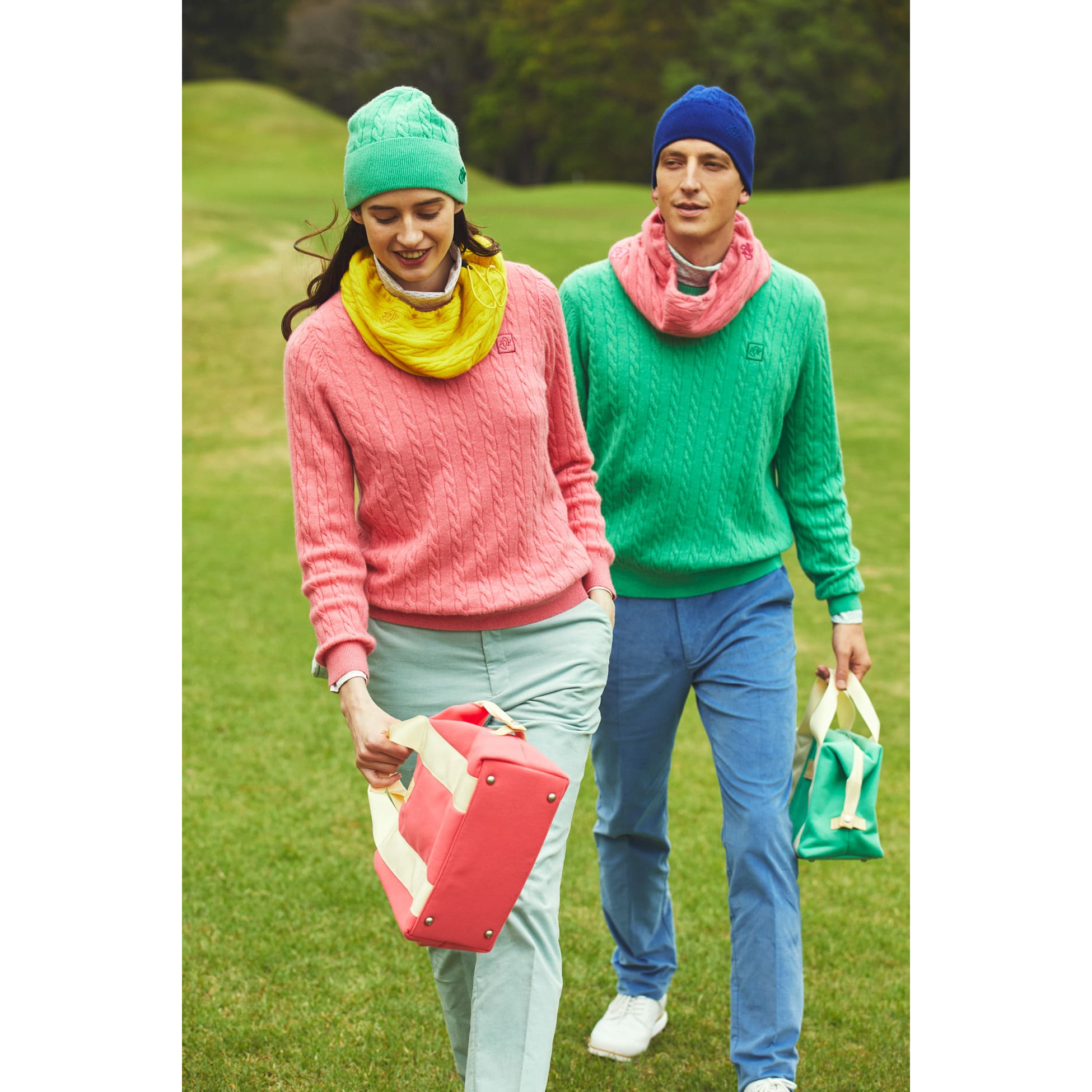 UNISEX カラージャージ―カートバッグ ストロベリーアイス