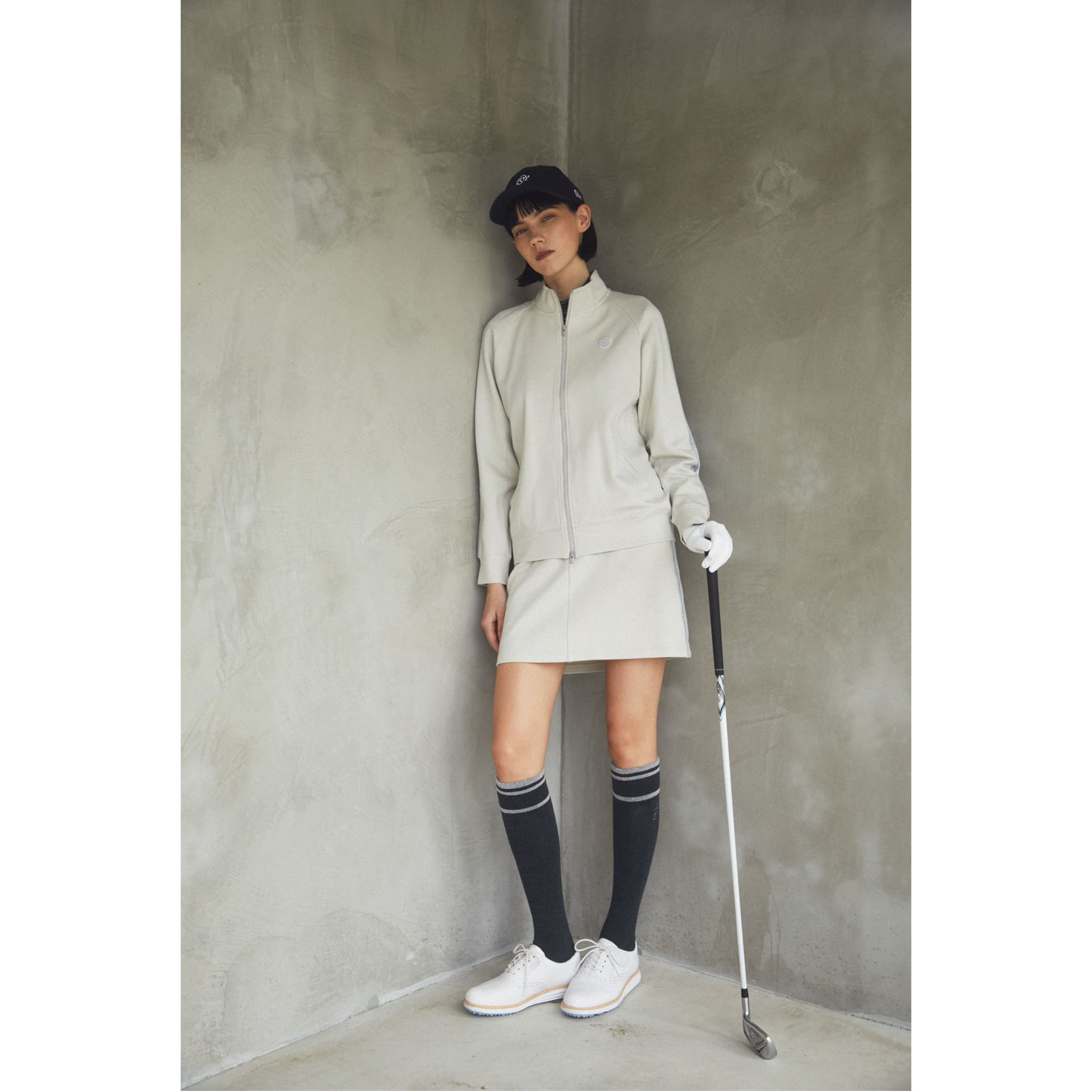 Women's Warm Stretch Ponte Blouson in Mocha