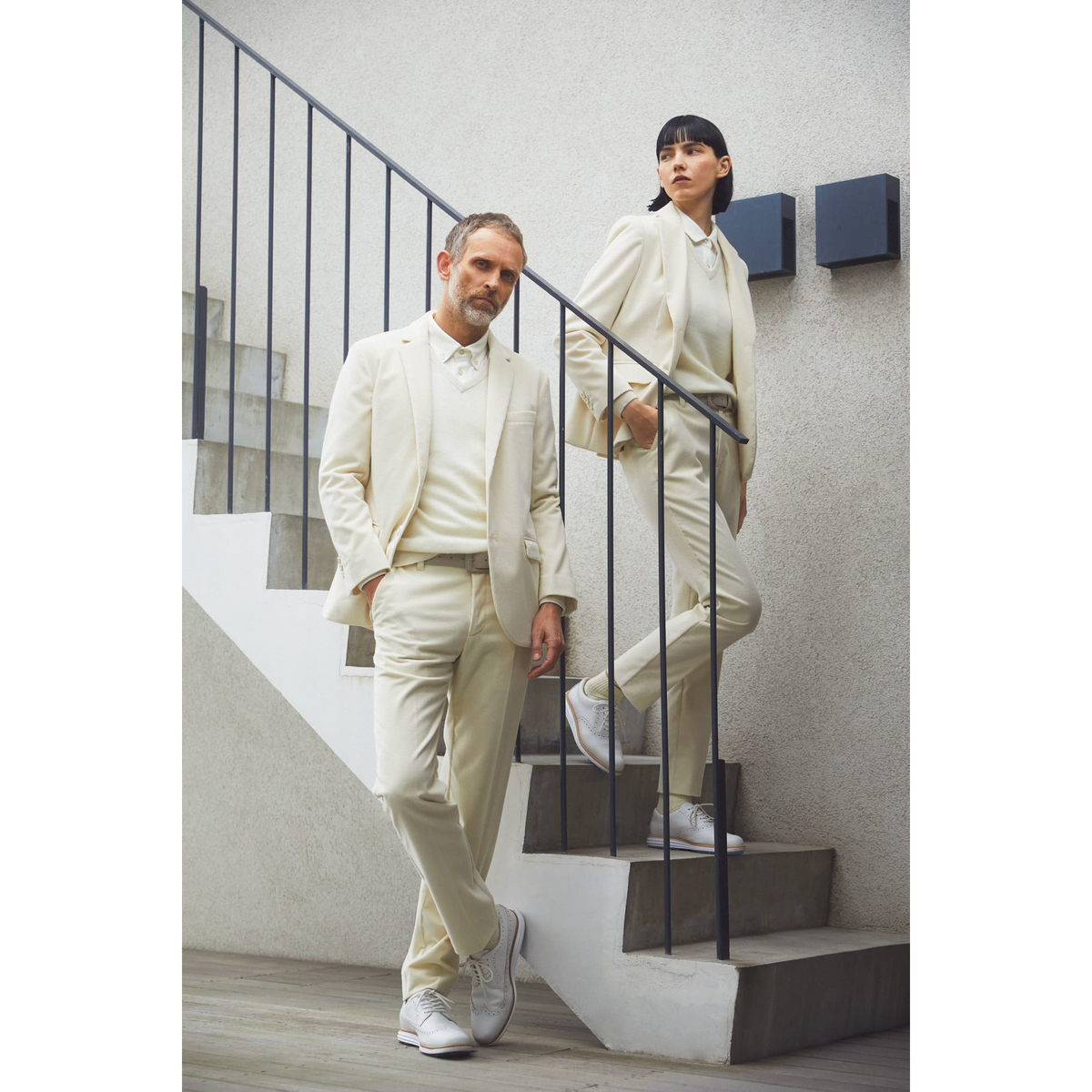WOMEN Premium CASHMERE 長袖セーター エクリュ