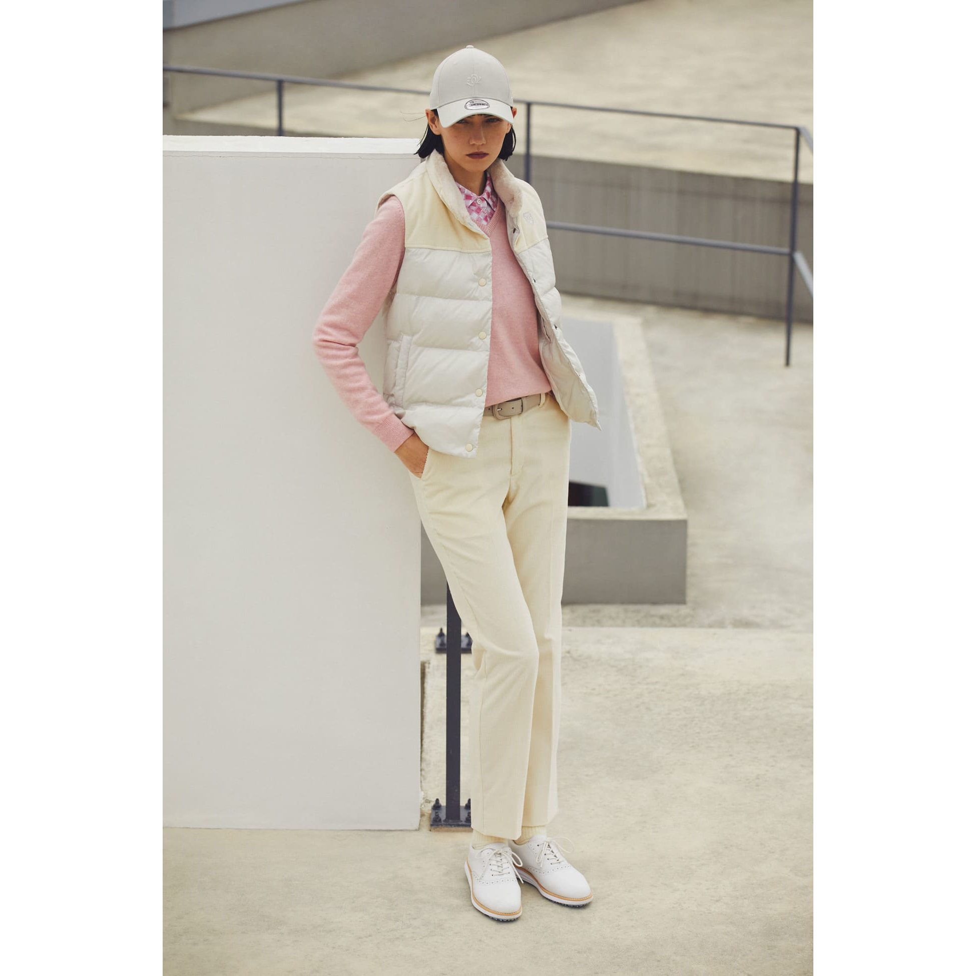 WOMEN スエードベルト エクリュ