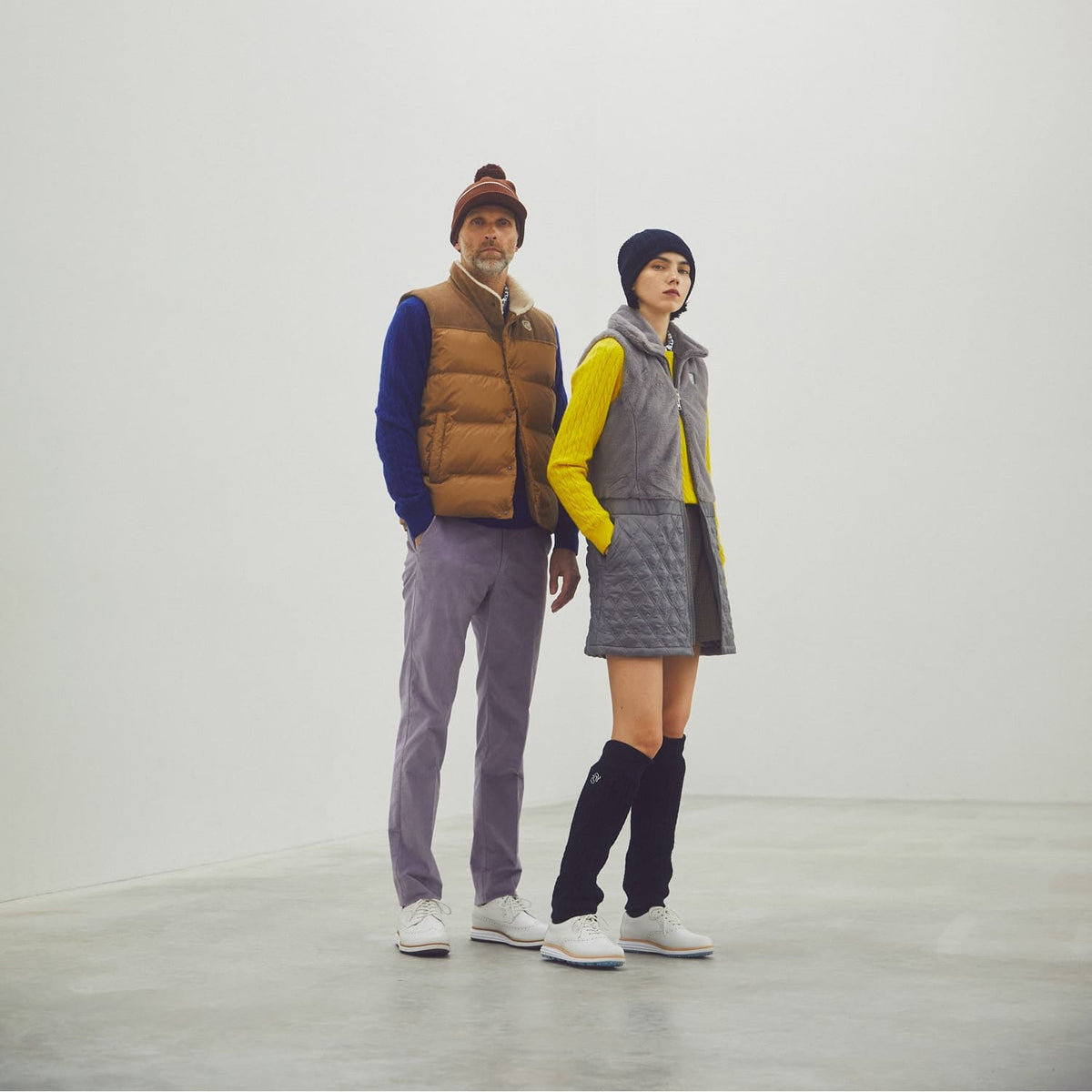 MEN Recycled CASHMERE 長袖セーター ロイヤルブルー